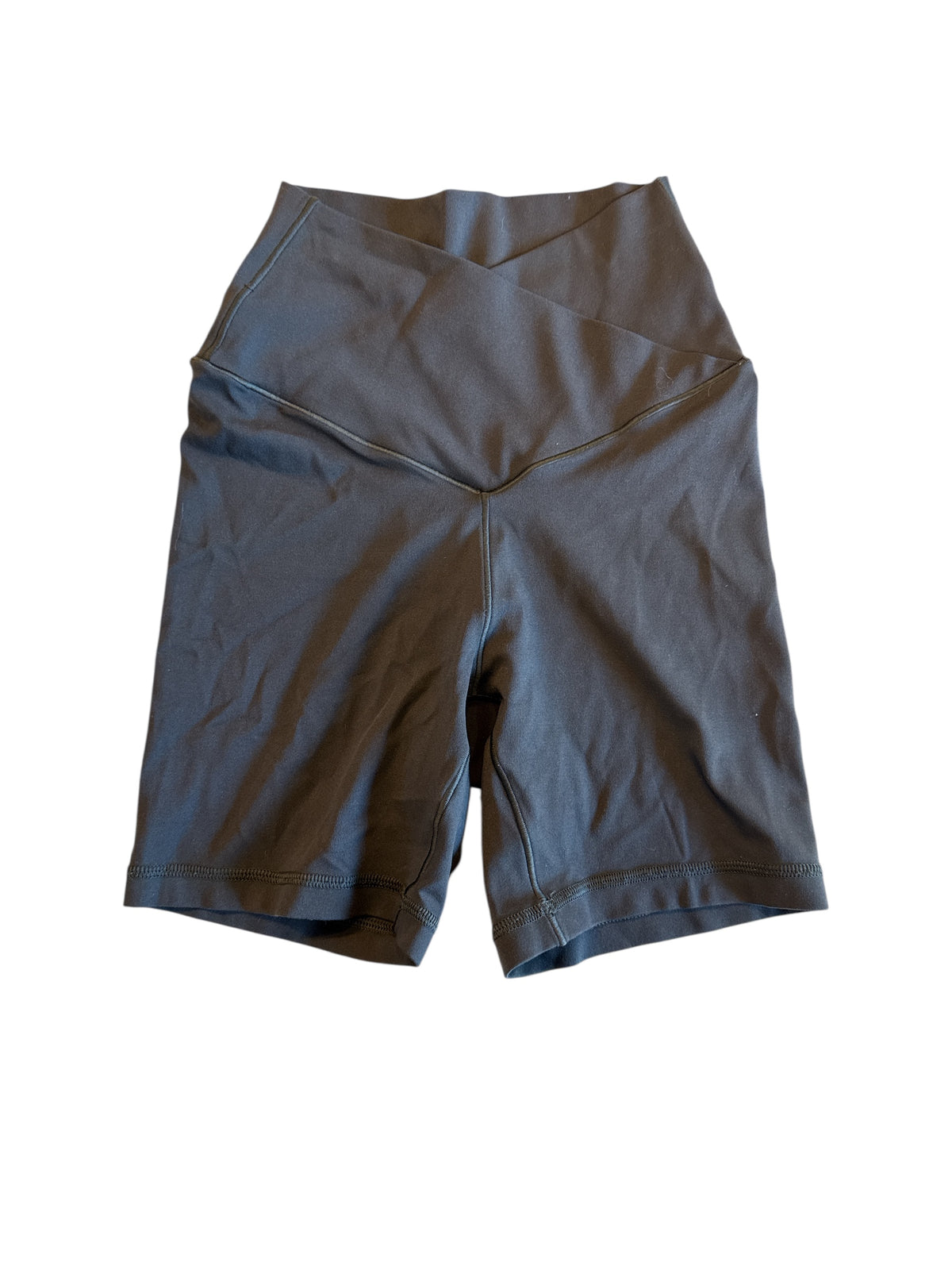 gray aerie biker shorts, s