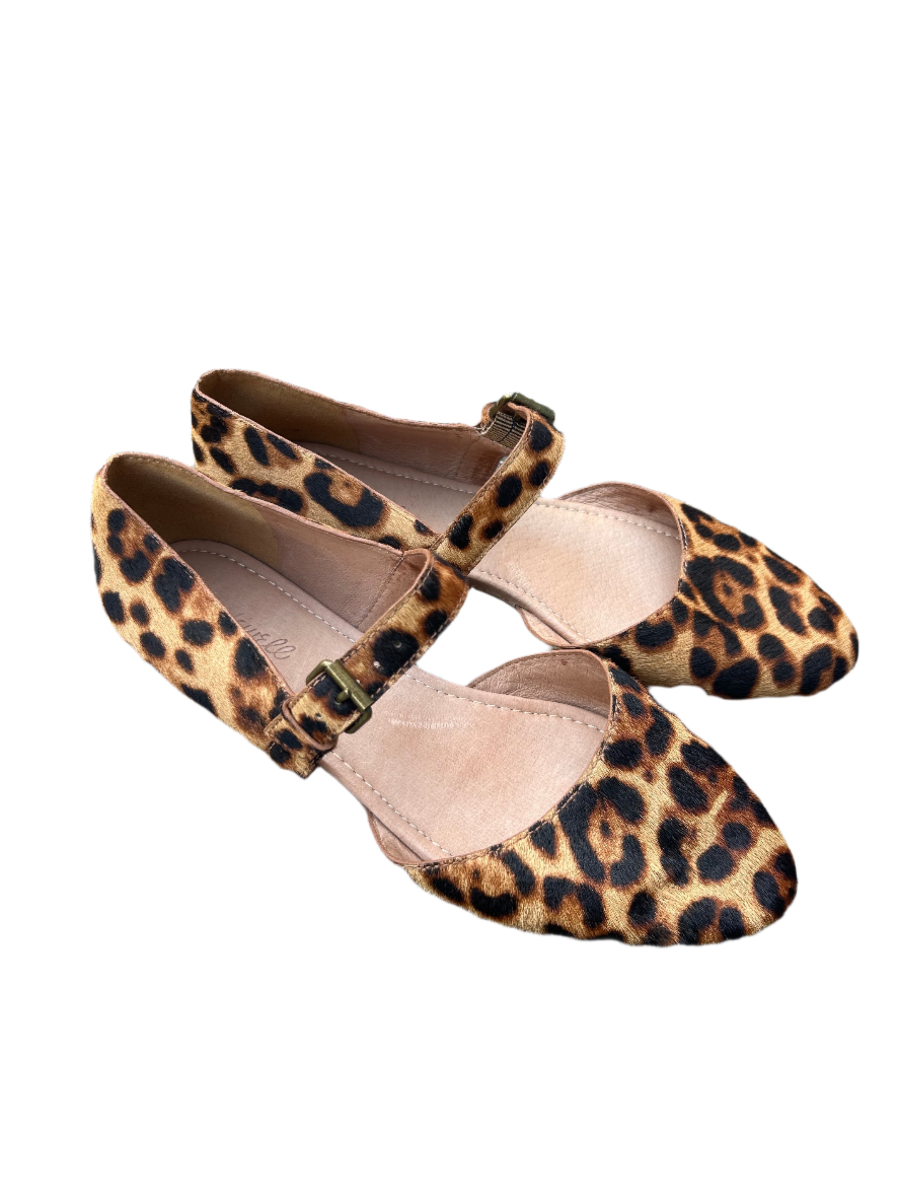 Brown Madewell Cheetah flats, 9