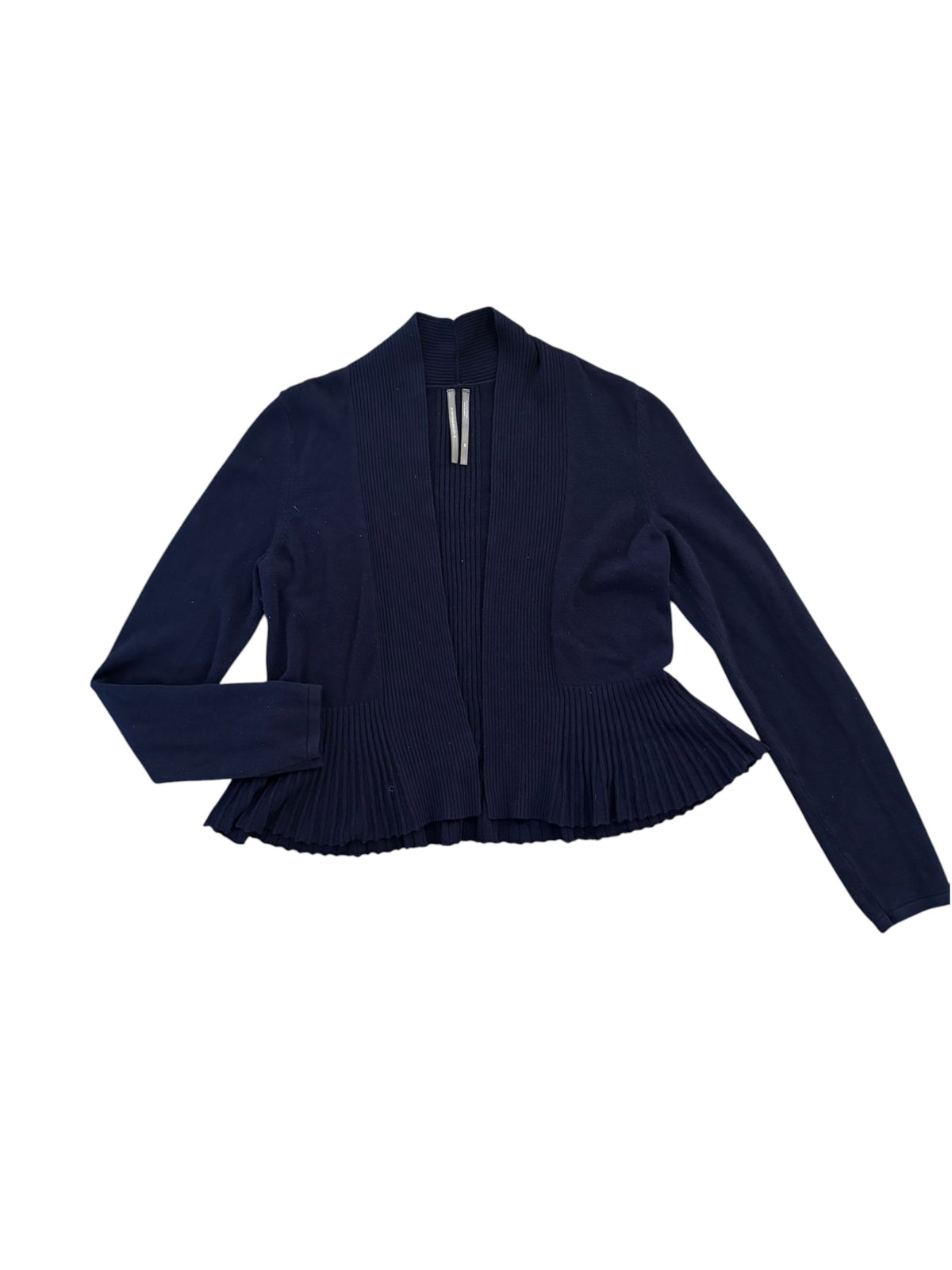navy anthropologie cardigan, xs