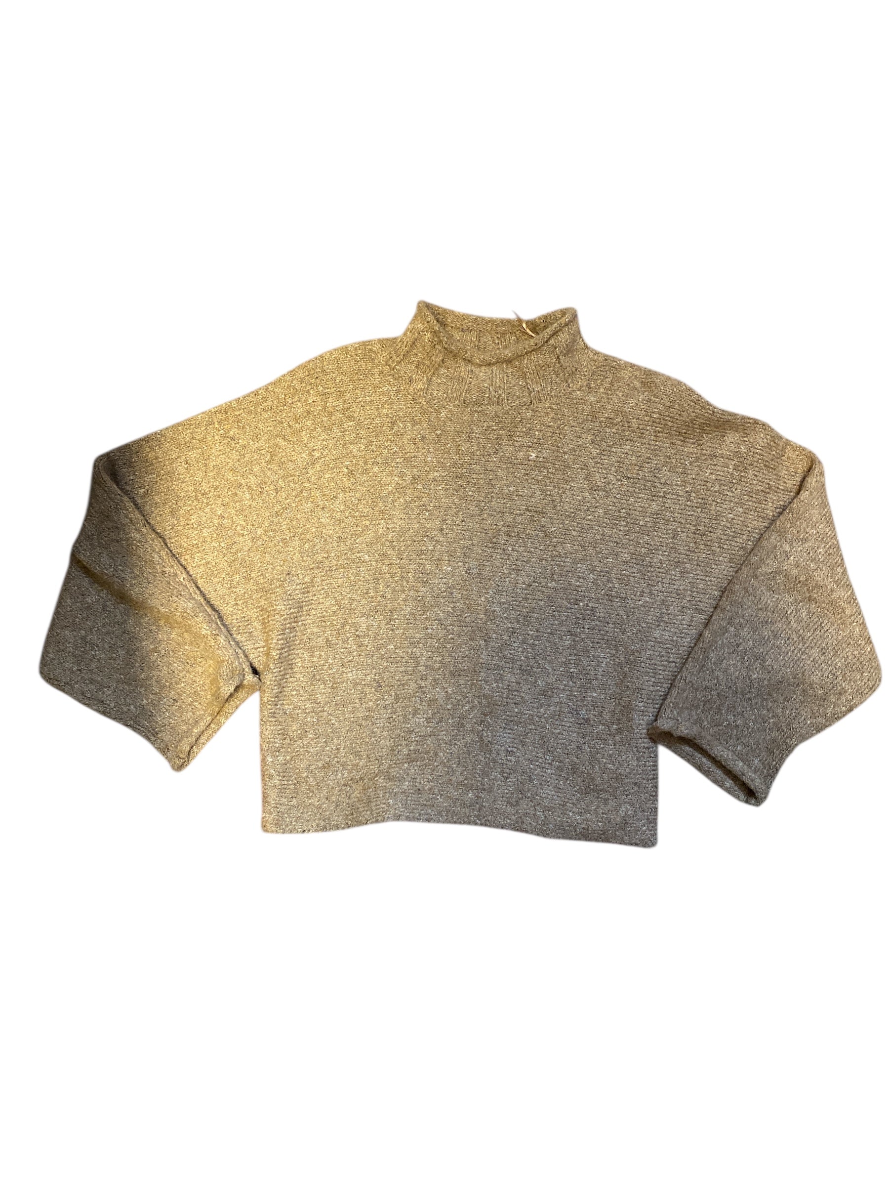 Tan Williamrast Knit sweater, S
