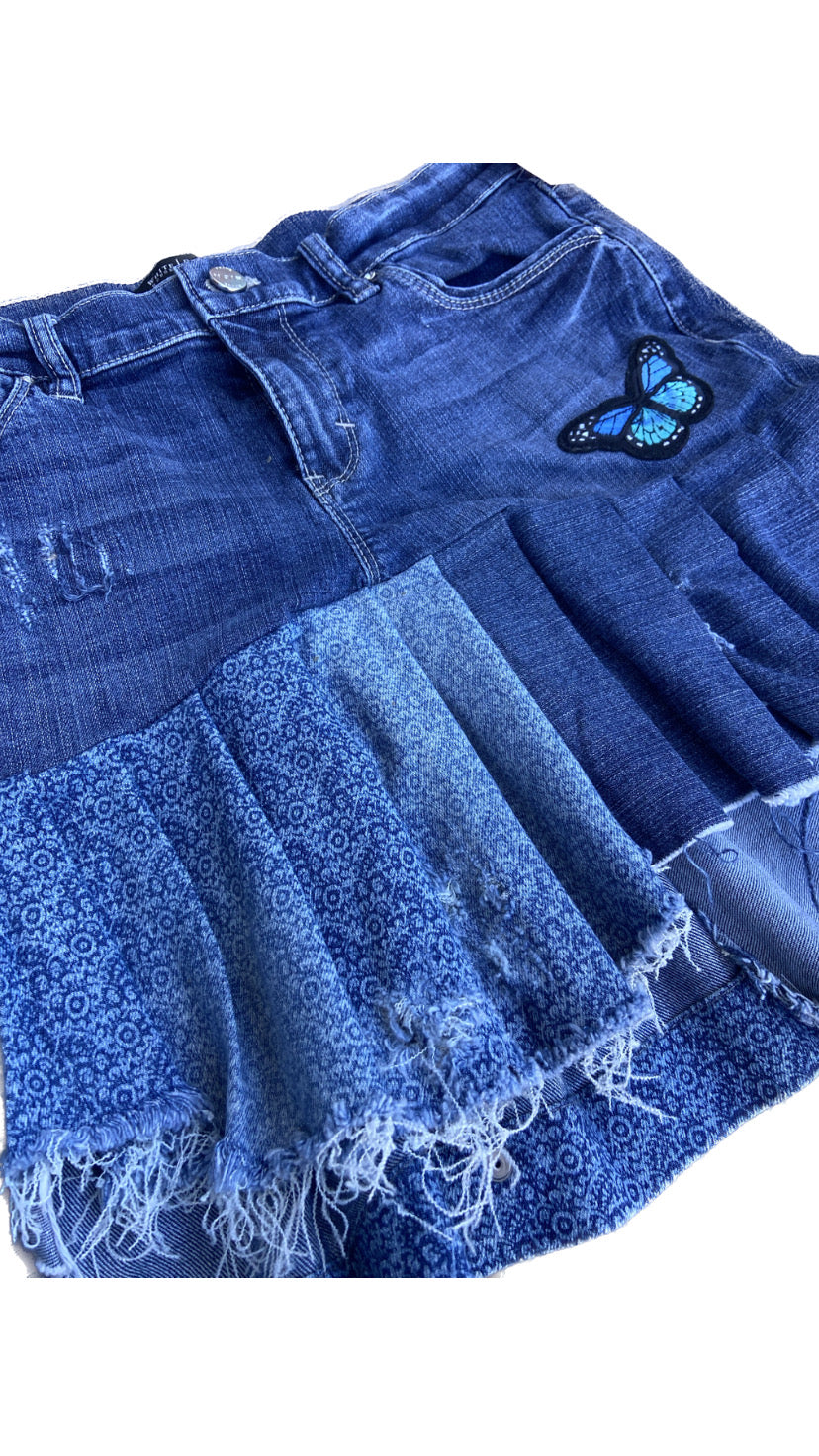 HANDMADE denim skirt