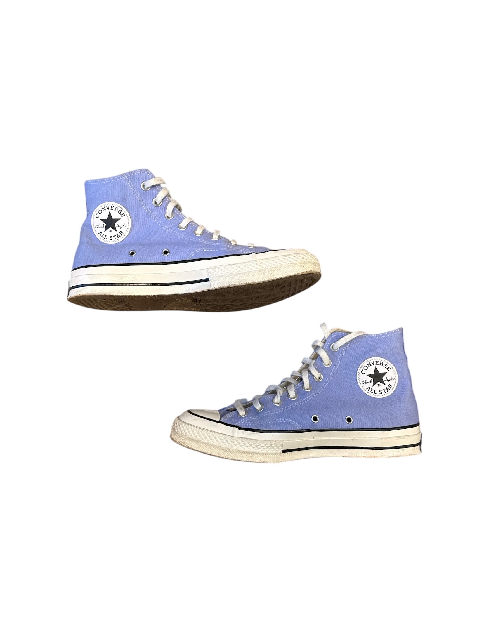 Periwinkle Converse High top sneakers, 10