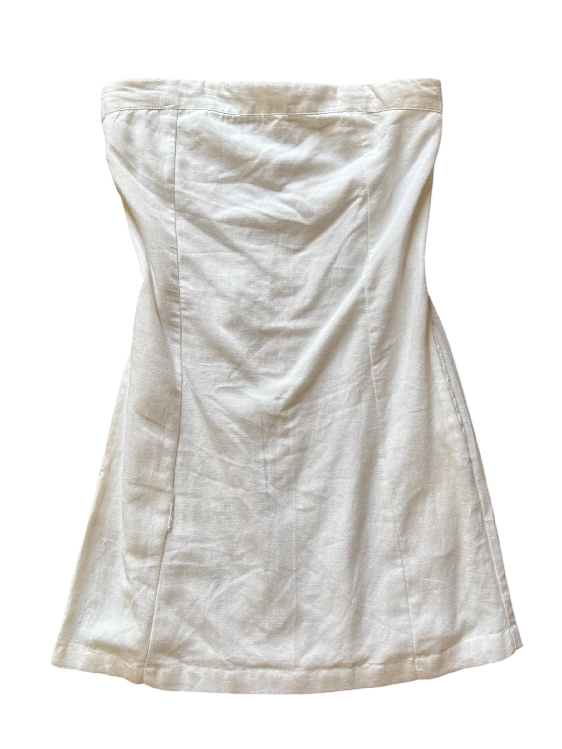 White Jessica simpson Strapless dress, Xs