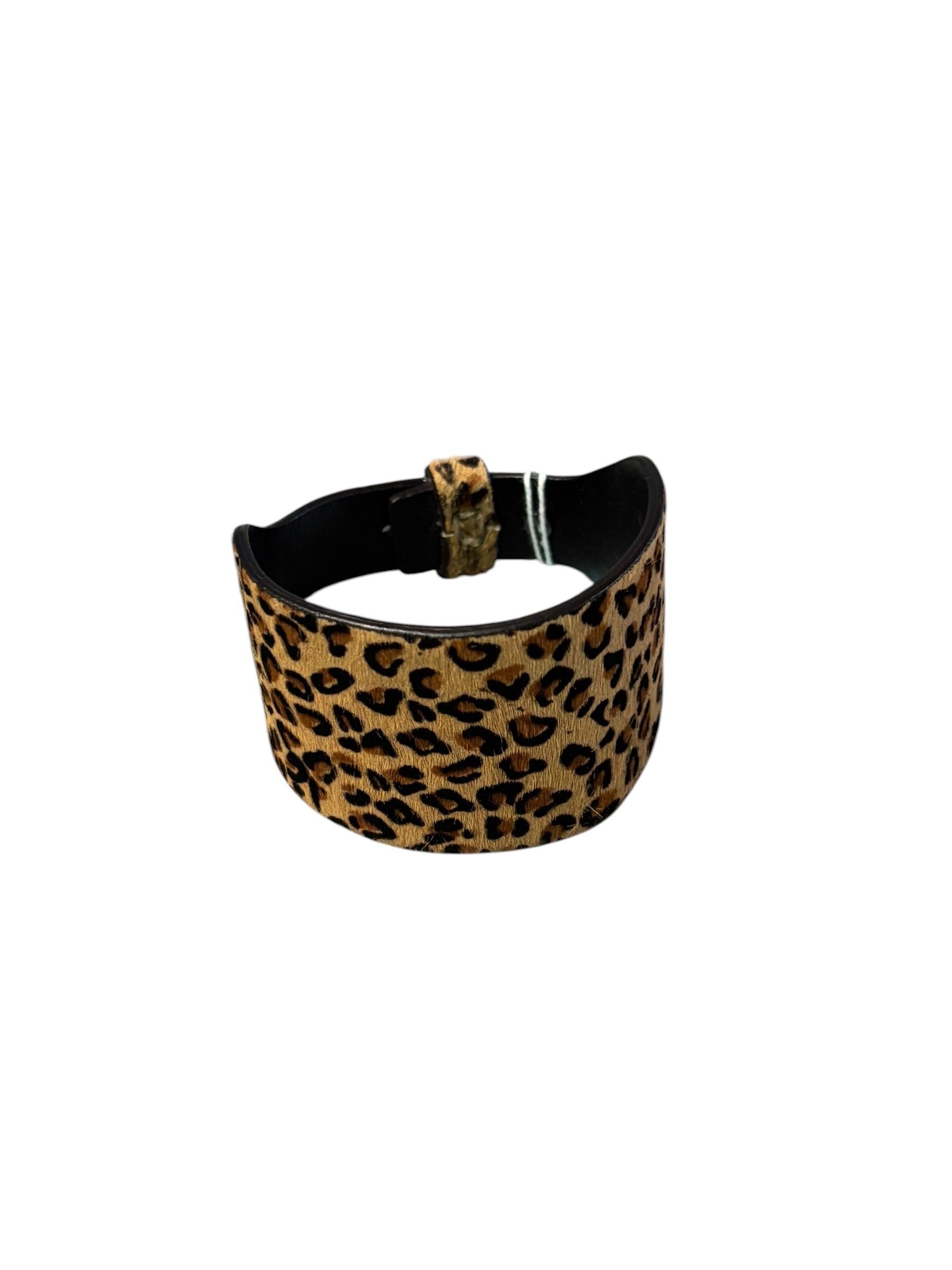 cheetah wristlet