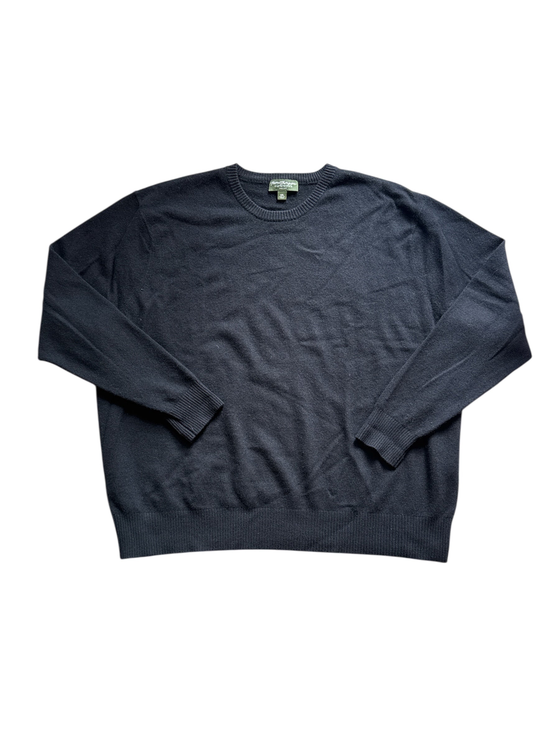 Black Norm thompson 100% cashmere sweatee, Xxl