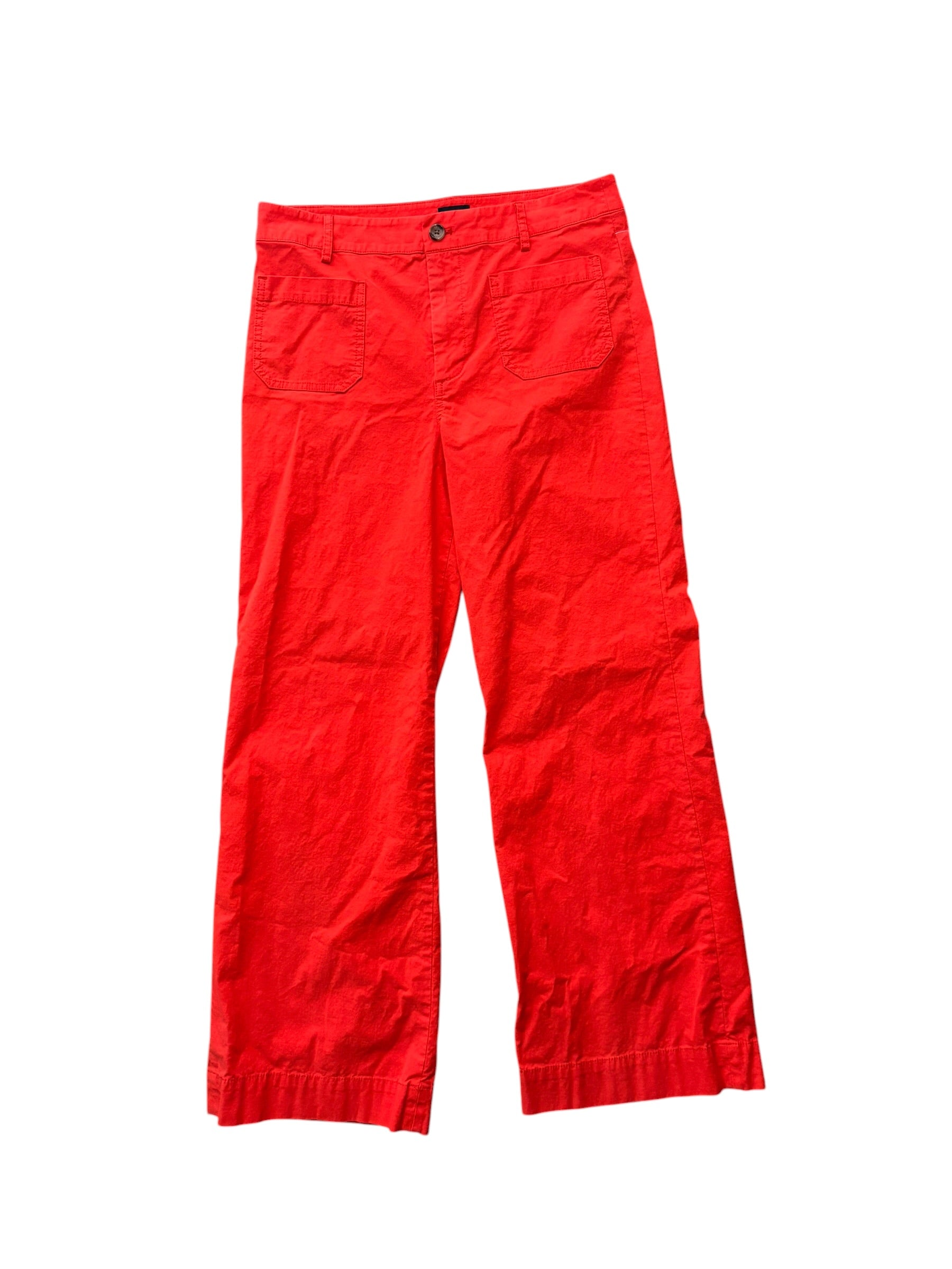 red j crew wide leg pants, 29