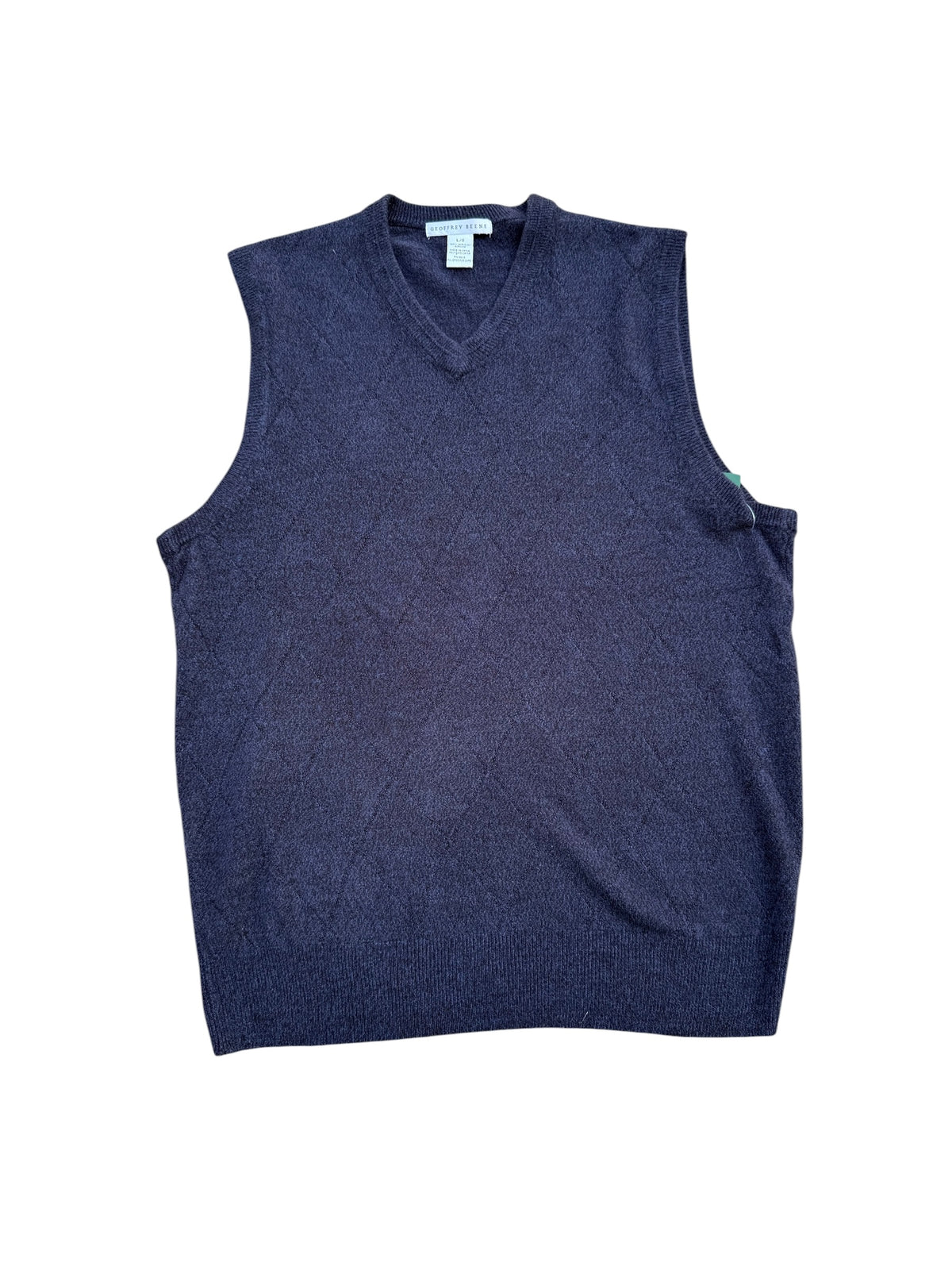 gray Geoffrey bene knit vest, L