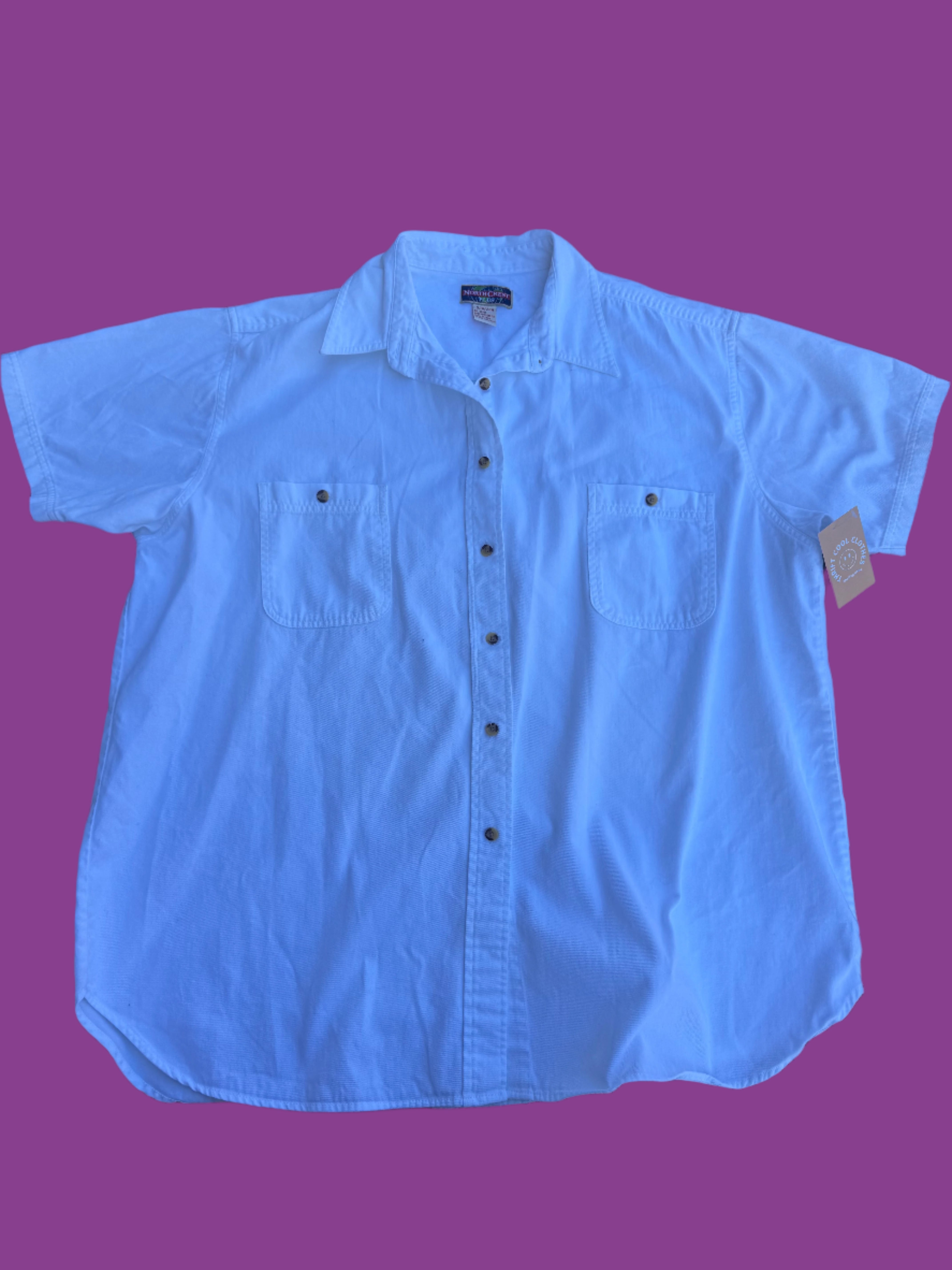 White North crest Short sleeve button down, 22