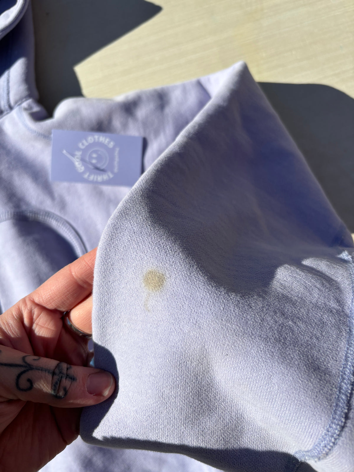 lilac Lululemon athletic hoodie, 8