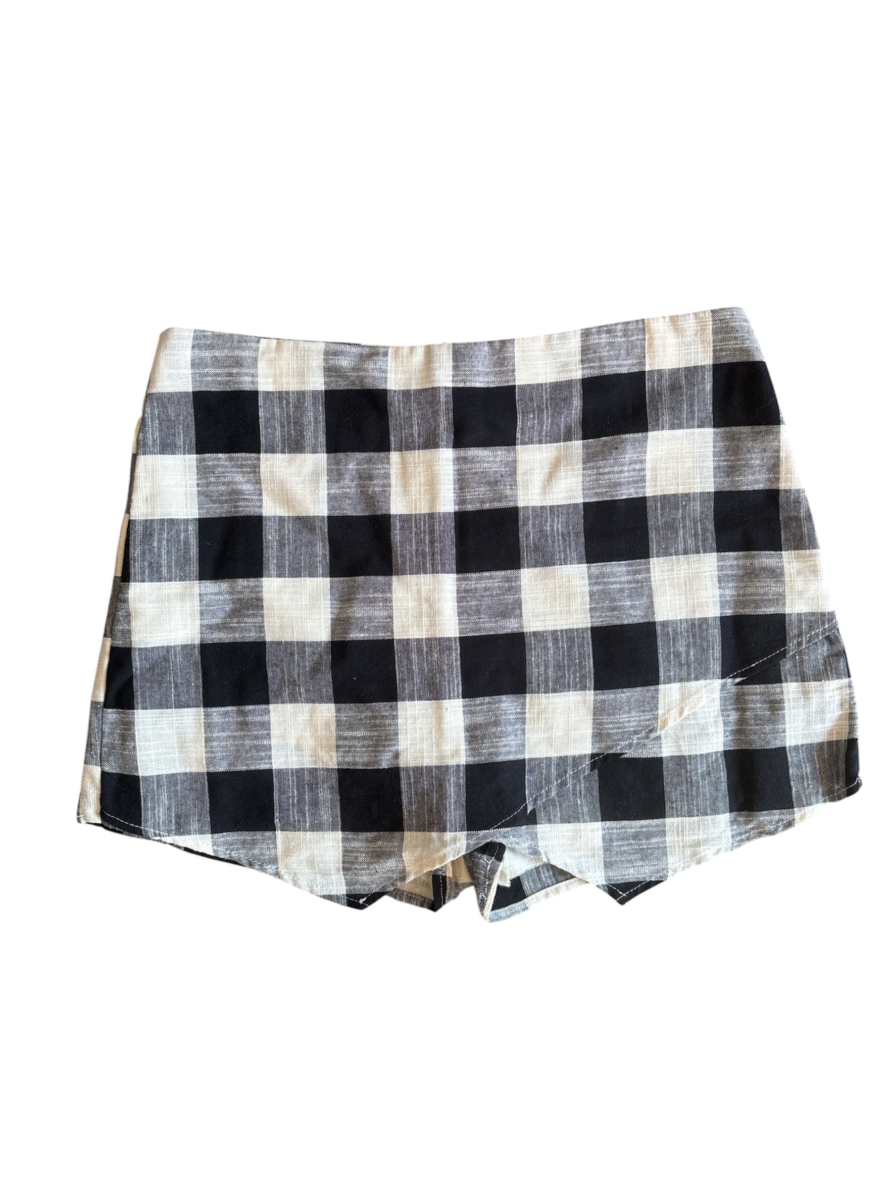 Of white black Caren forbes Plaid skort