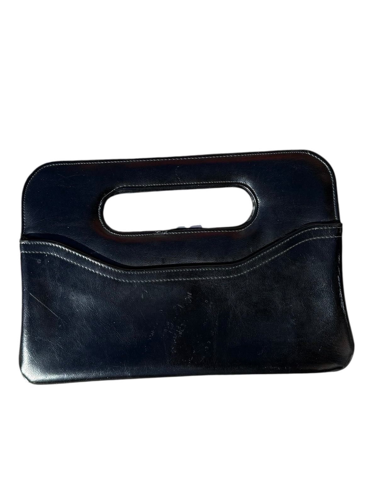 black rectangle clutch