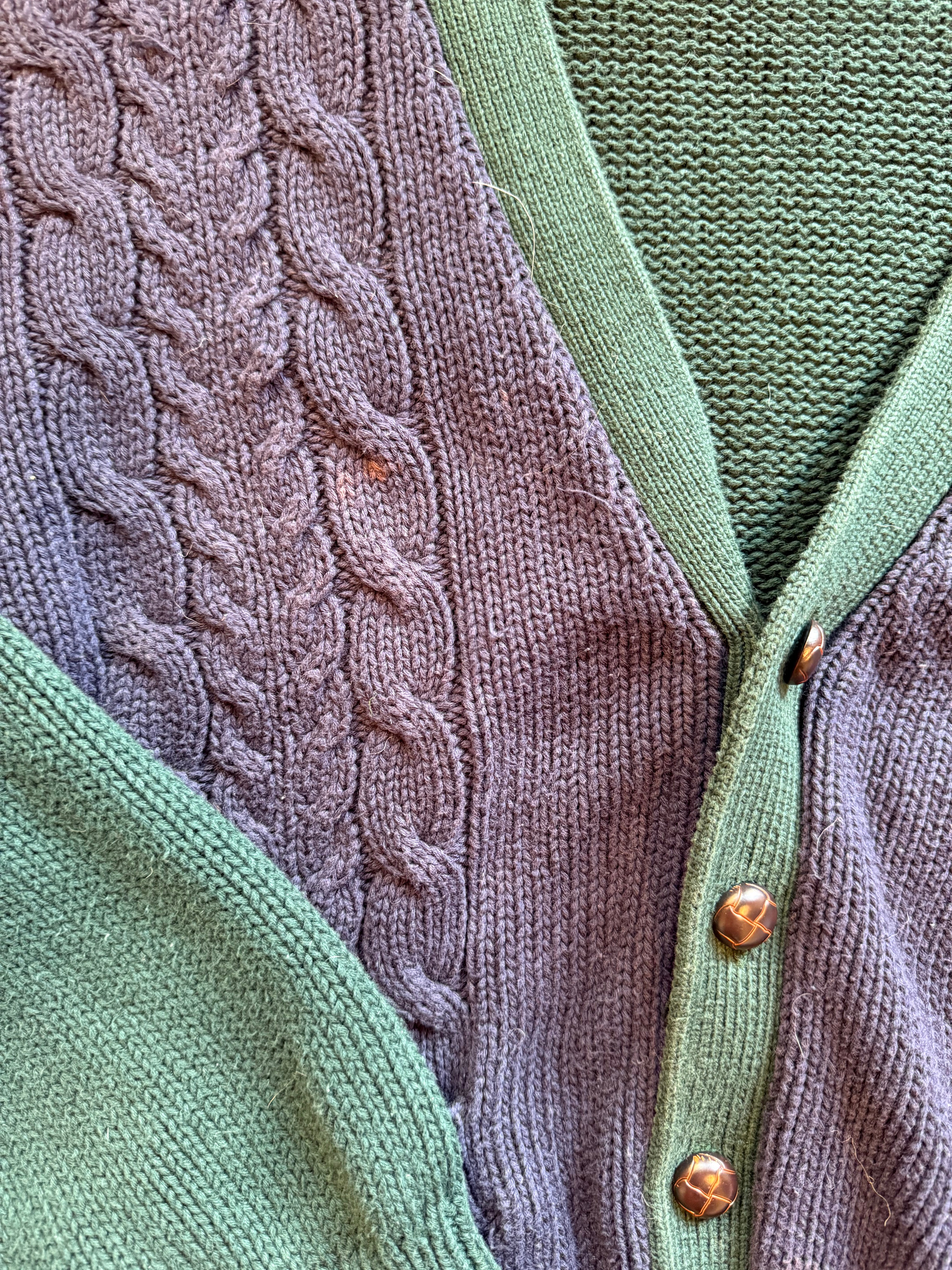 Green Gap Knit cardigan, M