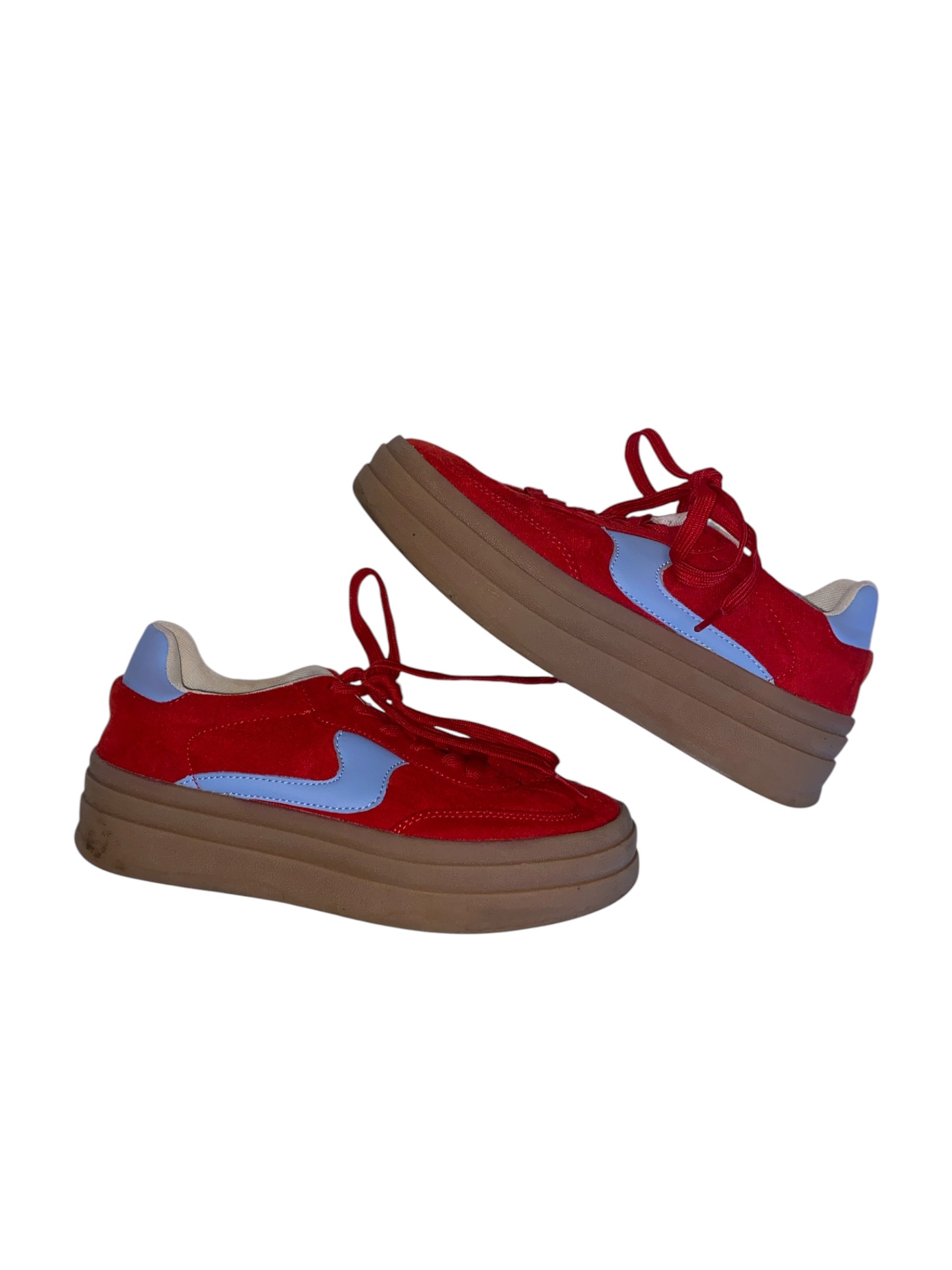 red Top moda Platform sneaker