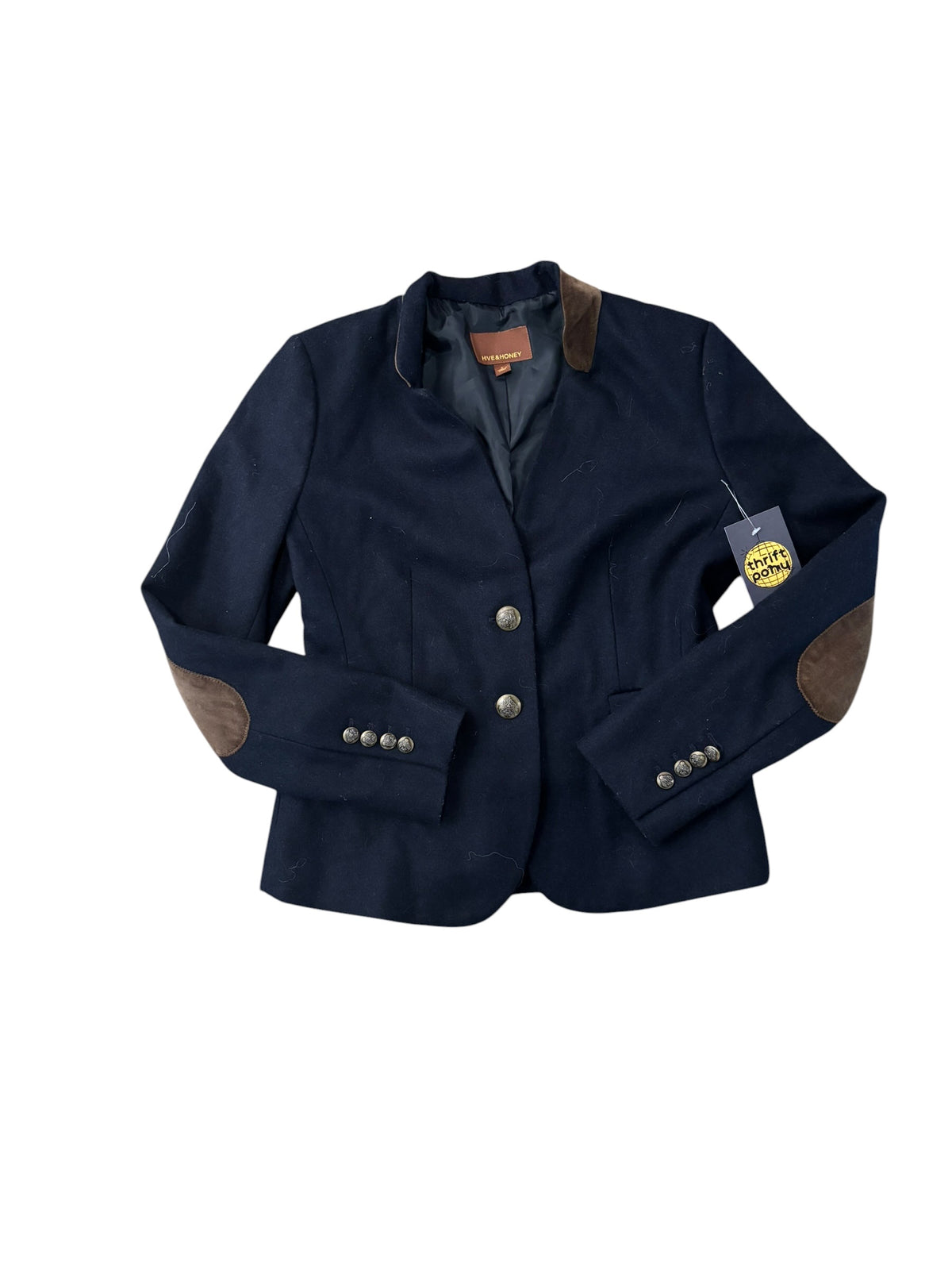 navy Hive&honey wool blazer, small