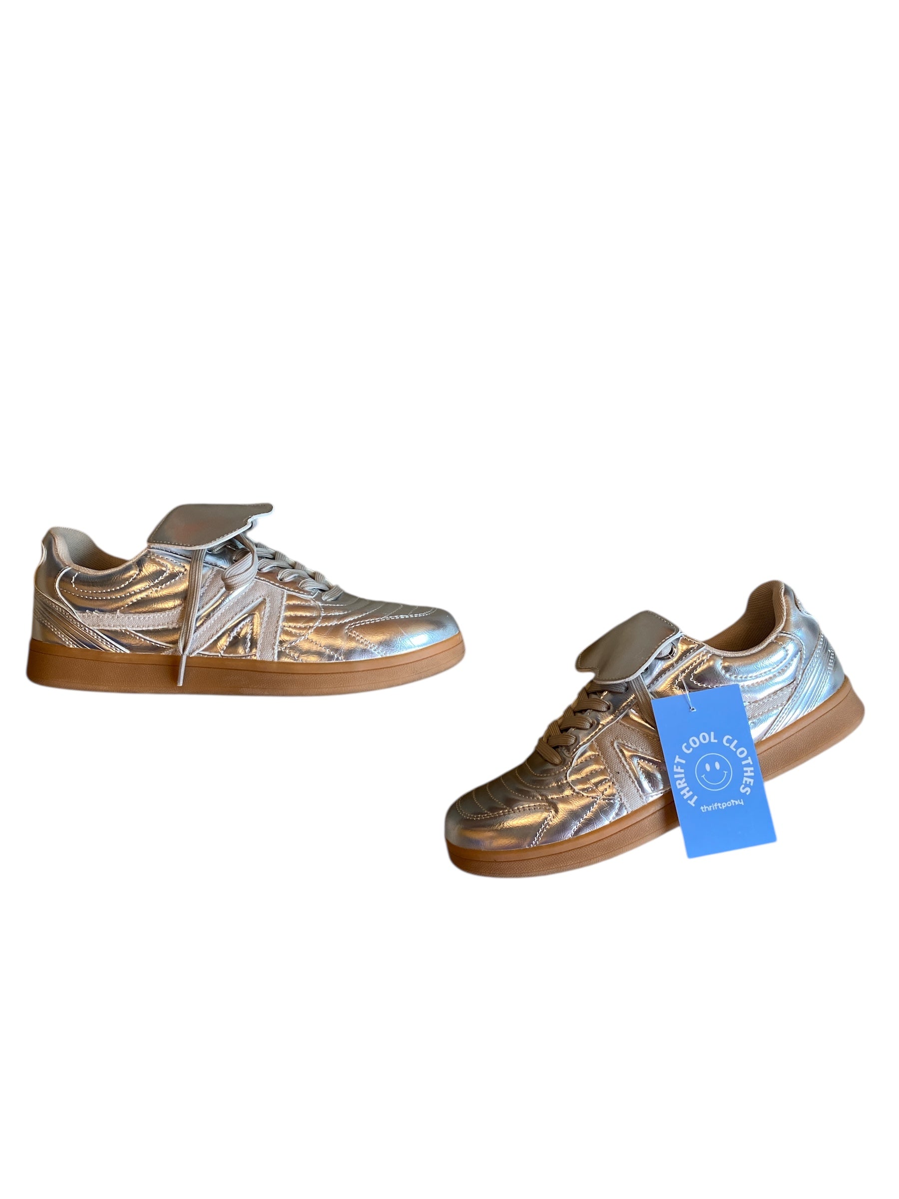 metallic silver rosella metallic fold over tab, 8.5W