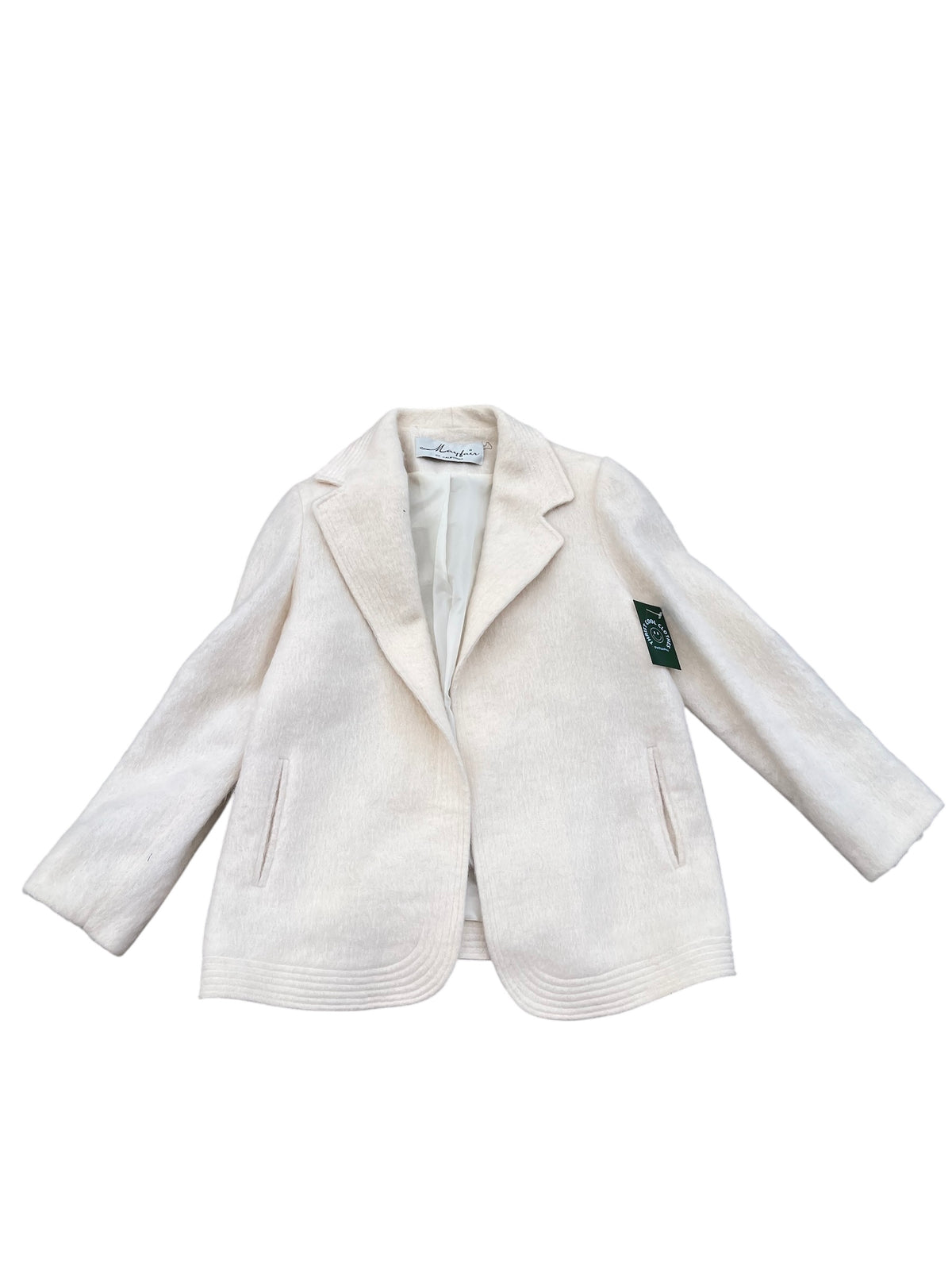 Cream mayfair Wool blazer, M/L