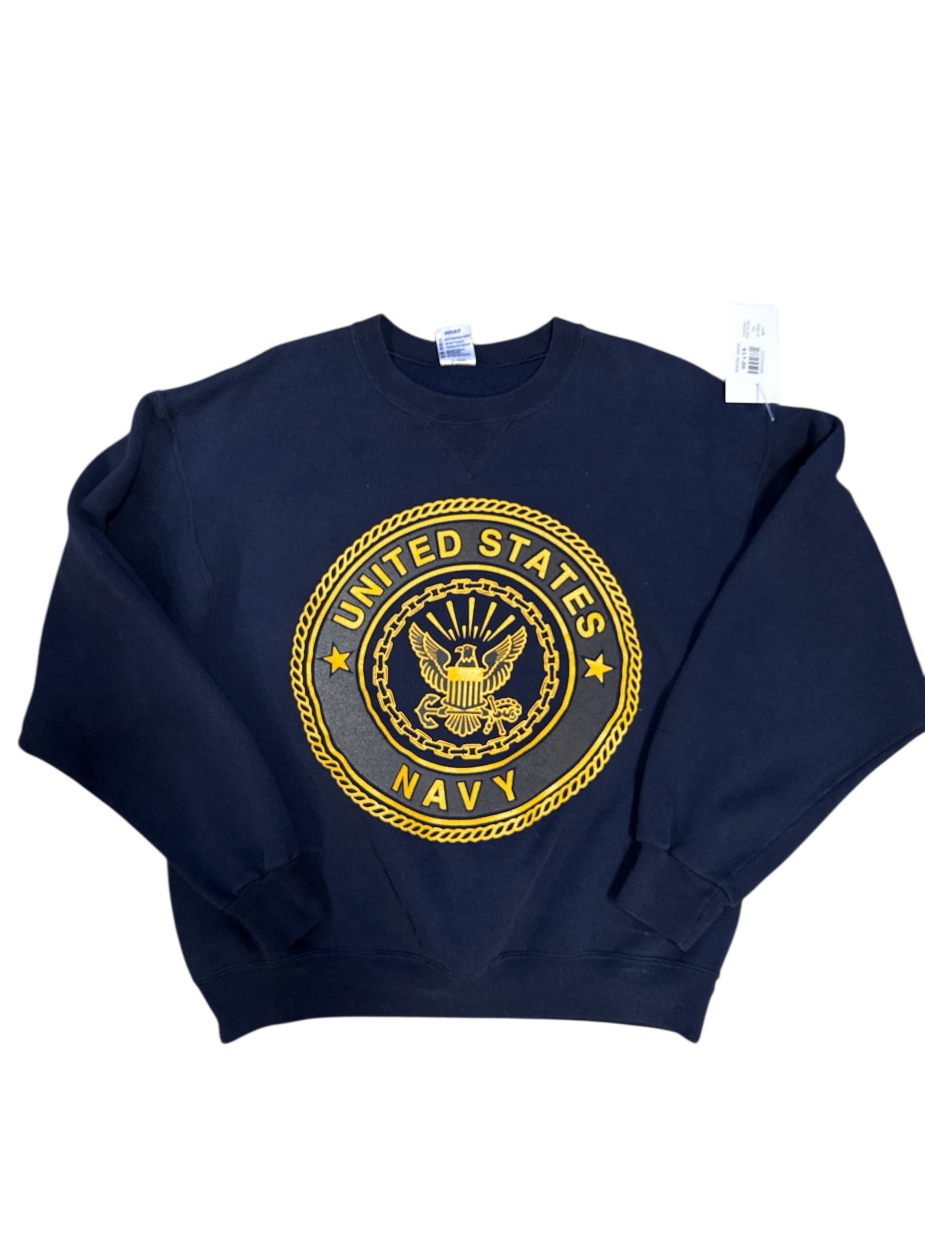 blue soffe vtg us navy crewneck, m