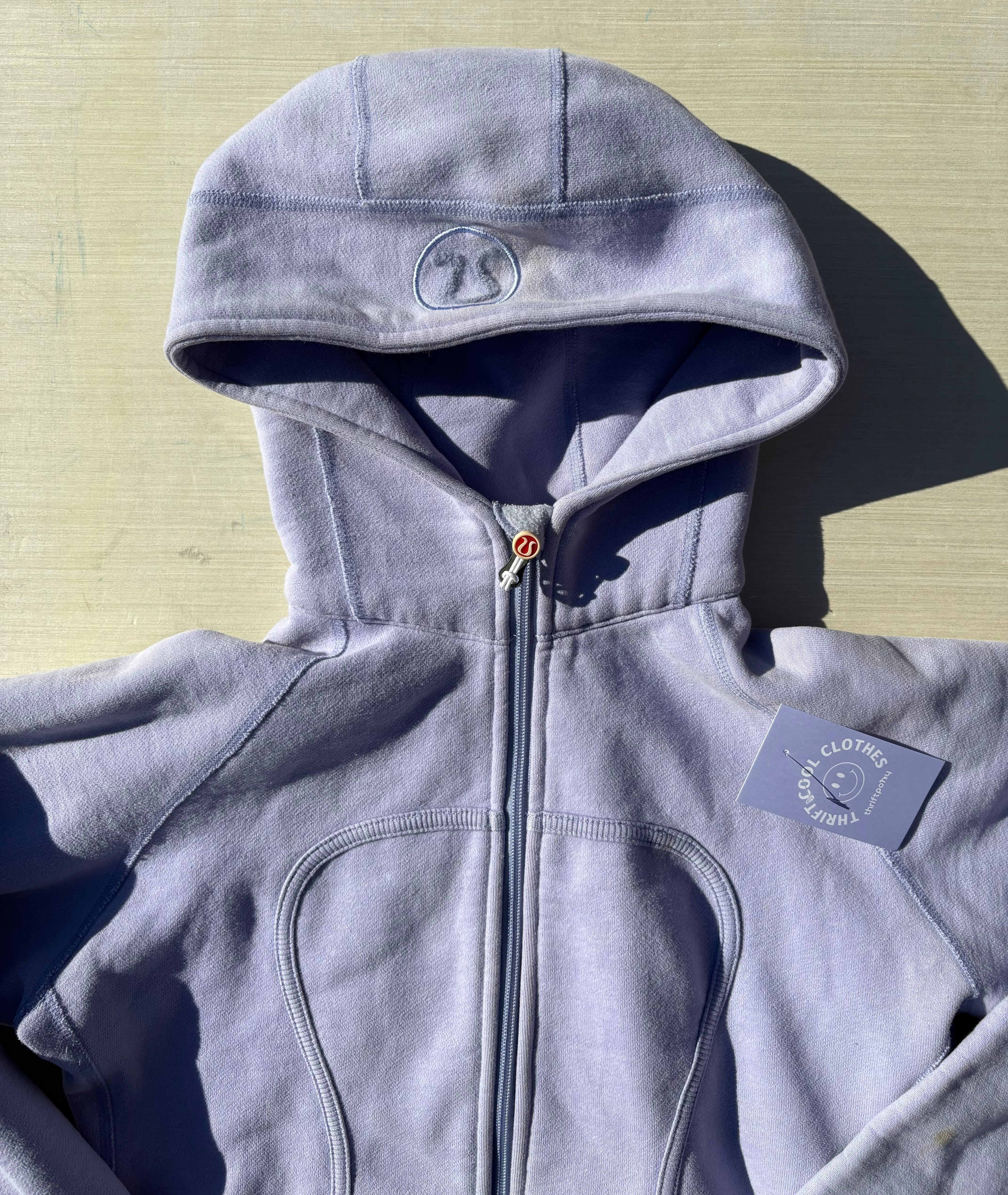 lilac Lululemon athletic hoodie, 8