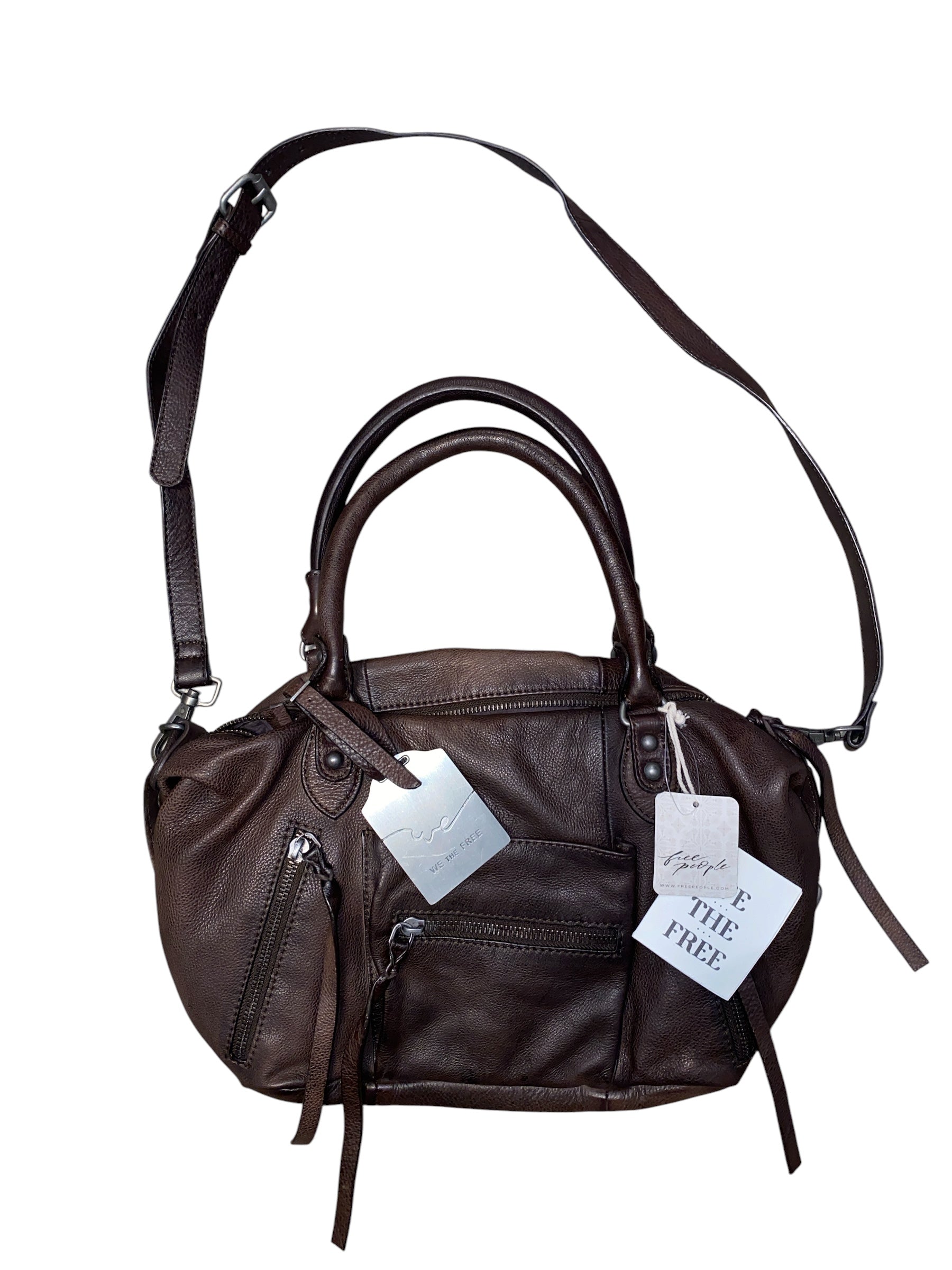 Brown Free people Leather purse