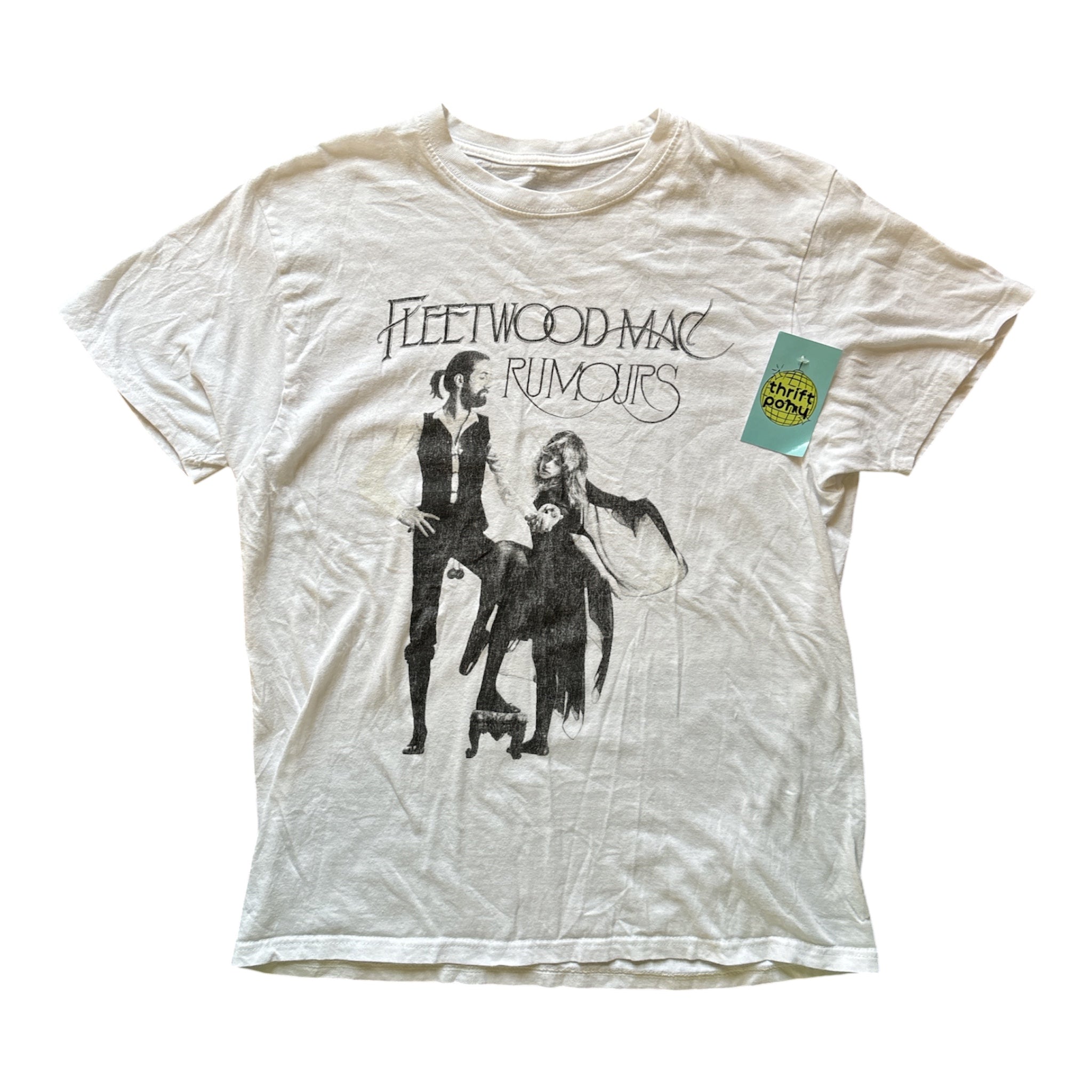 white black fleetwood mac rumors tee, L