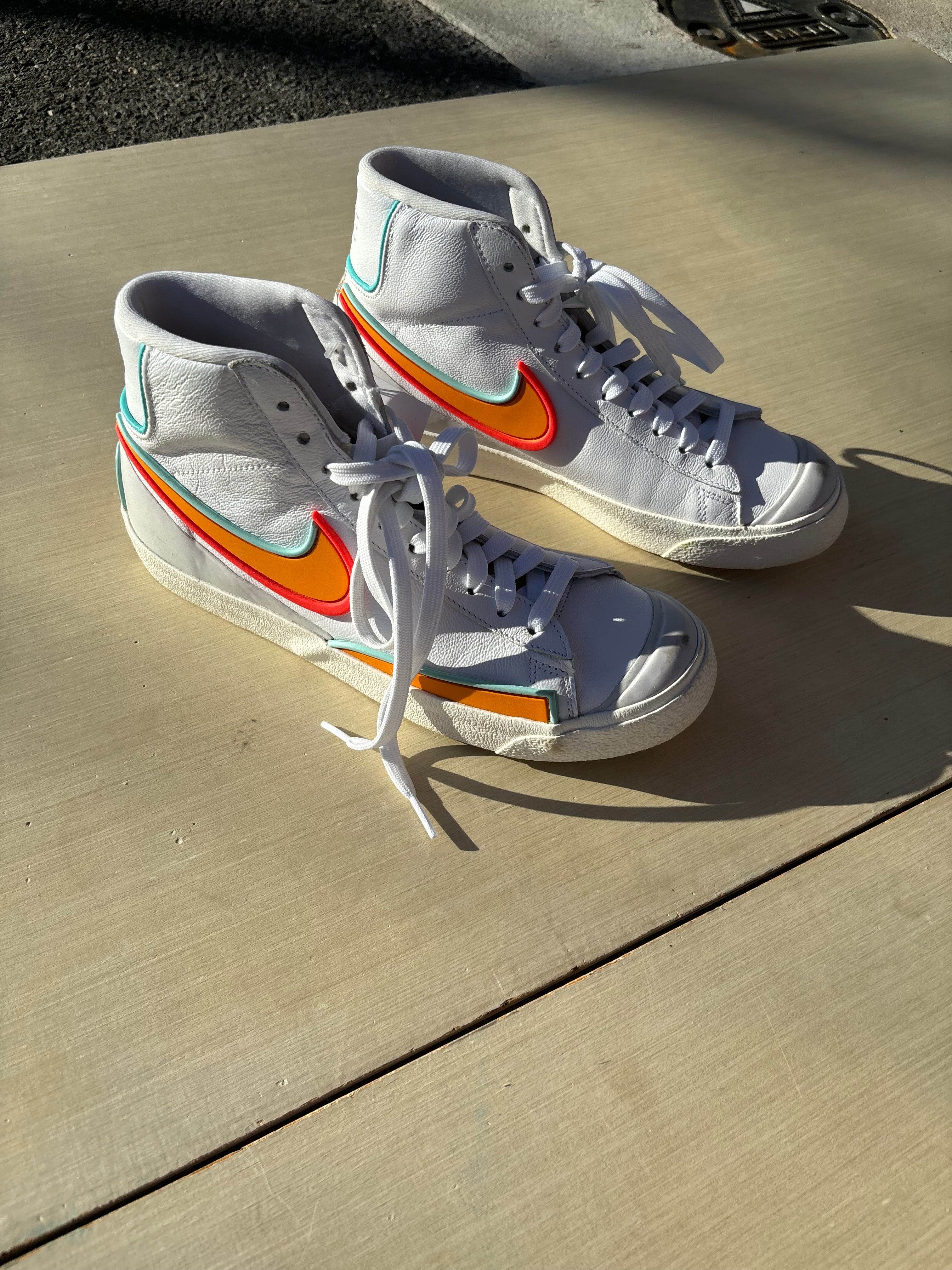 white orange teal nike blazers, 8