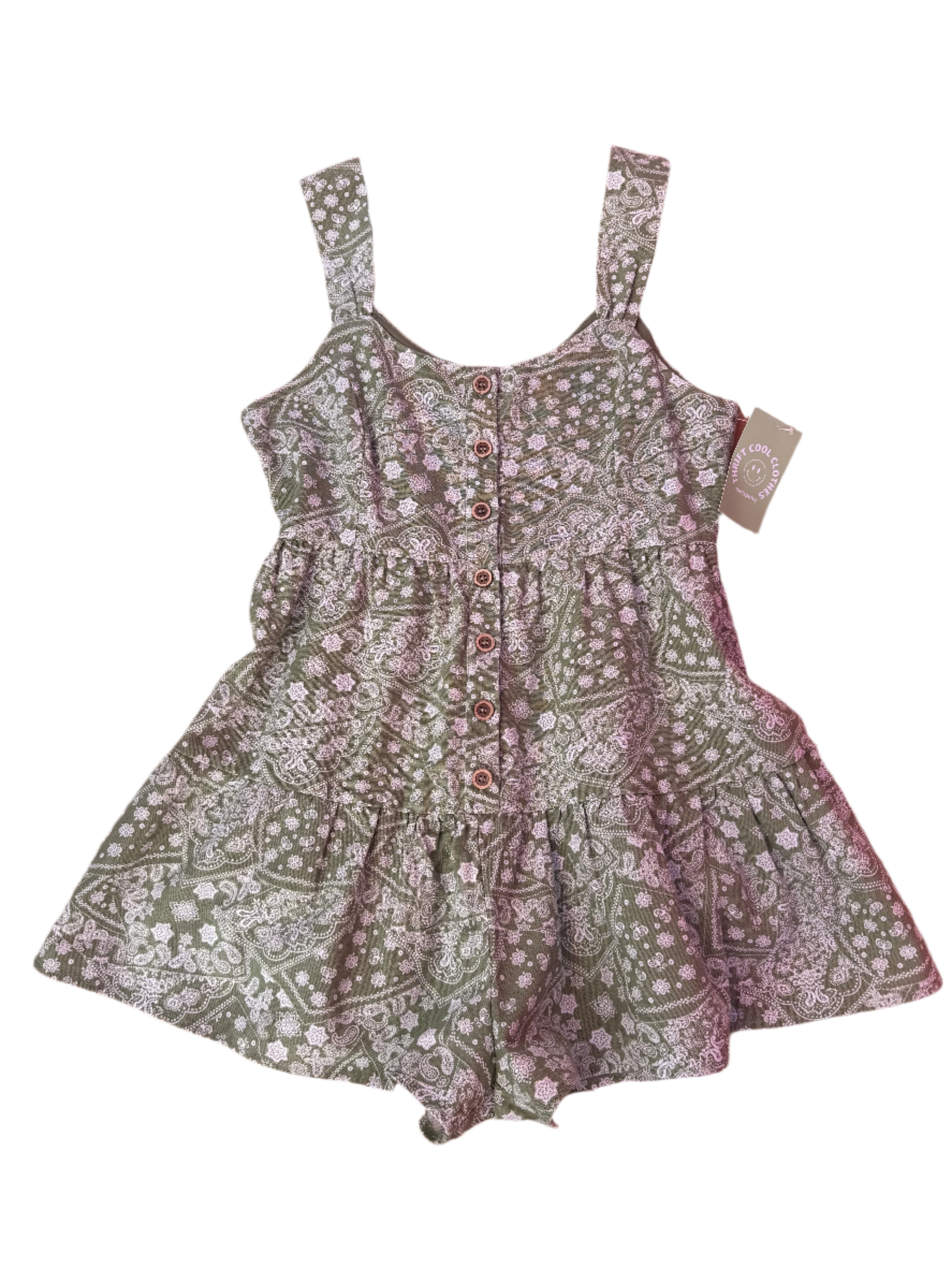 green new in bandana dress, s