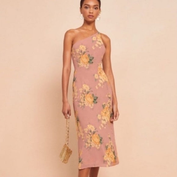 Beige Reformation Long dress, 8