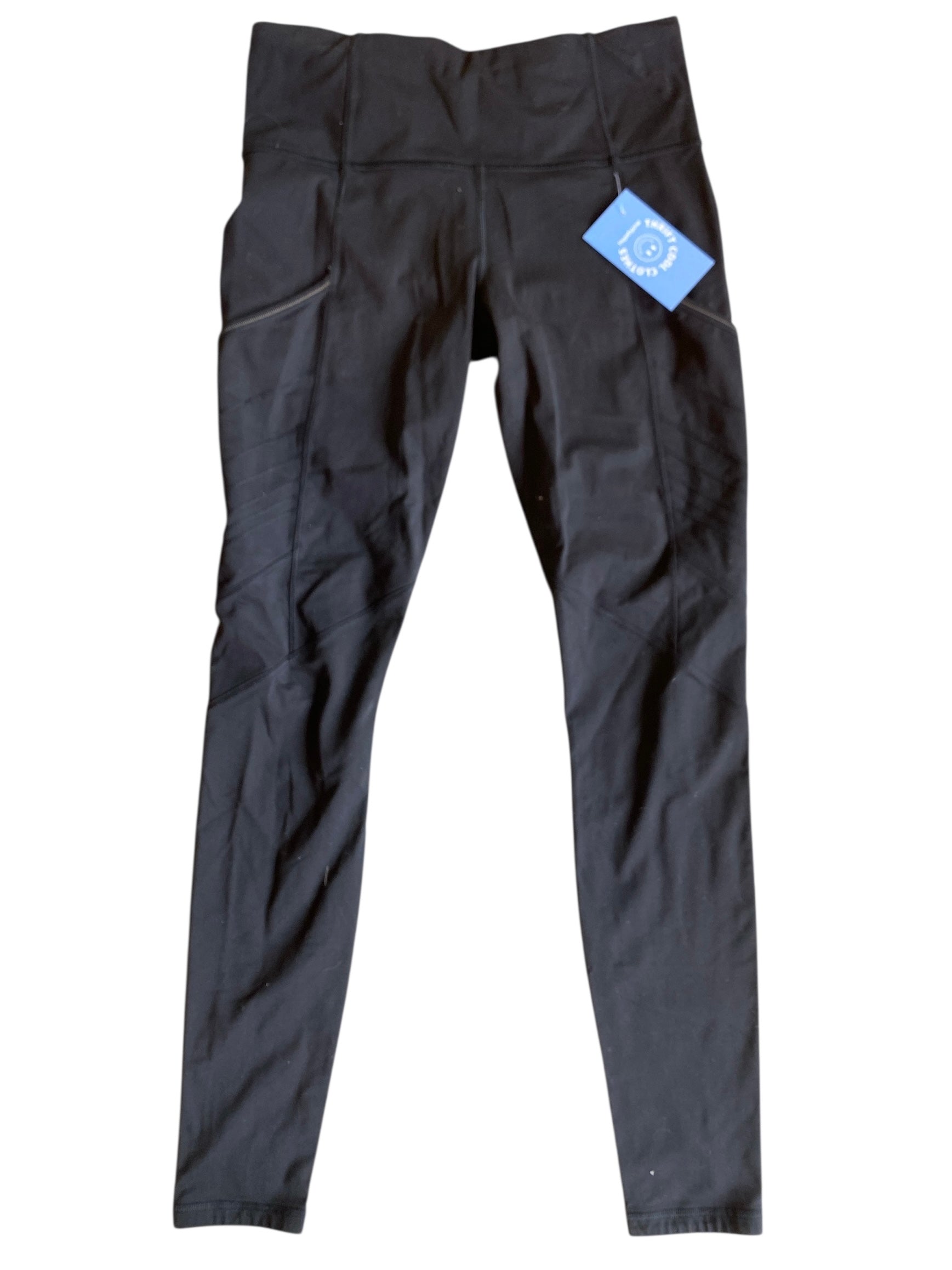 Black Lulu lemon Basic athletic leggings 6