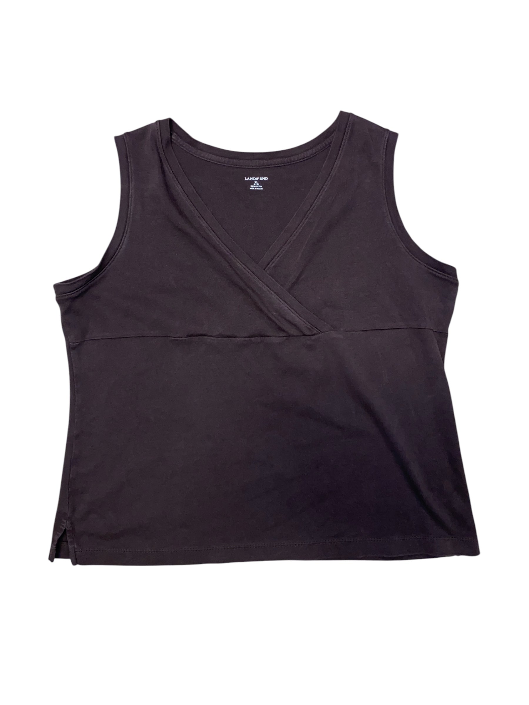 brown lands end cross tank, XL