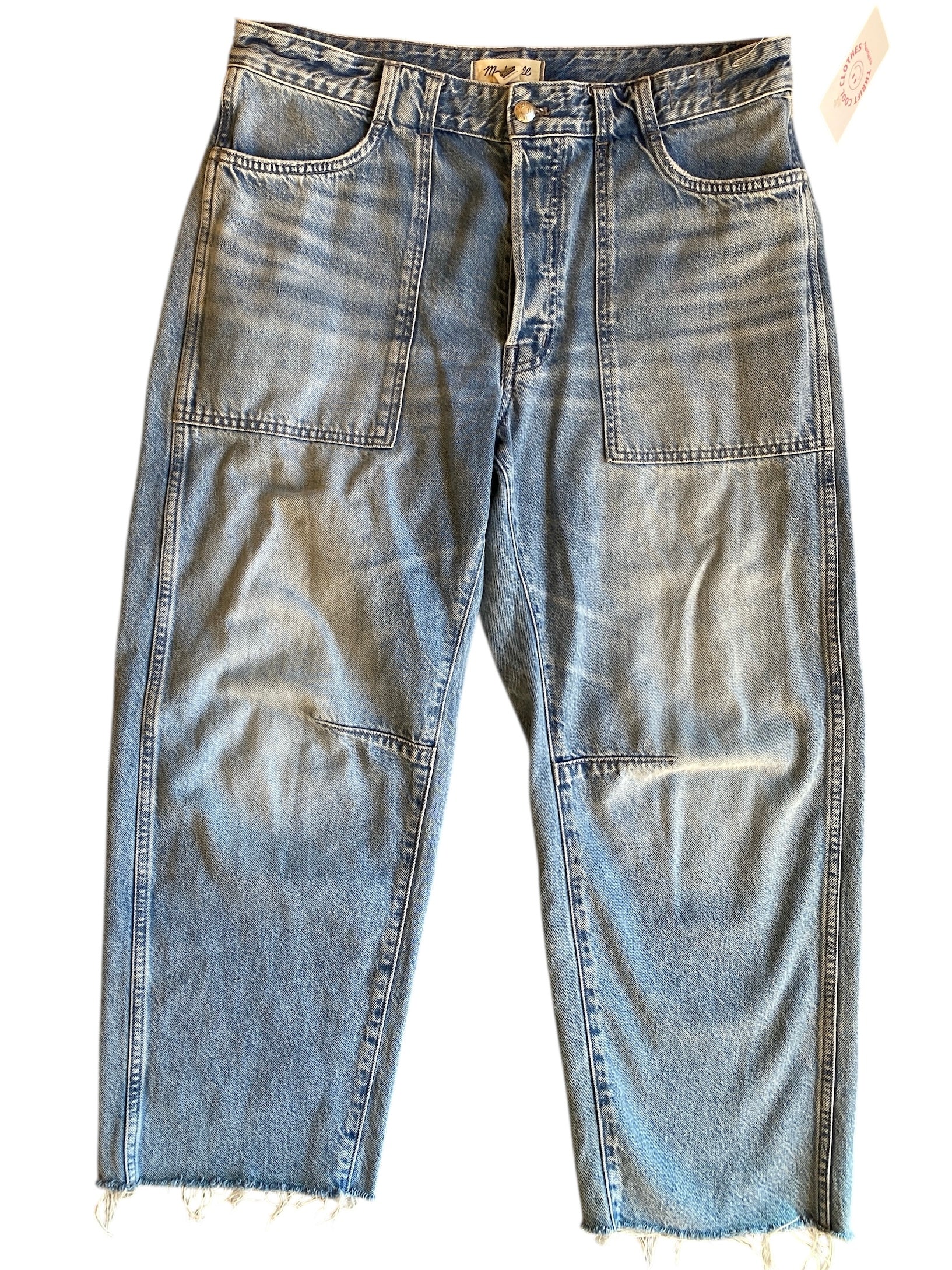 Blue Madewell Barrel leg jeans, 30