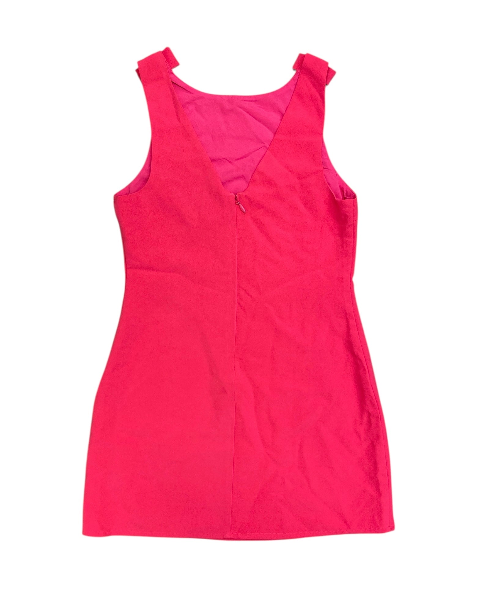 pink sugarlips cutie bow tank mini dress, m