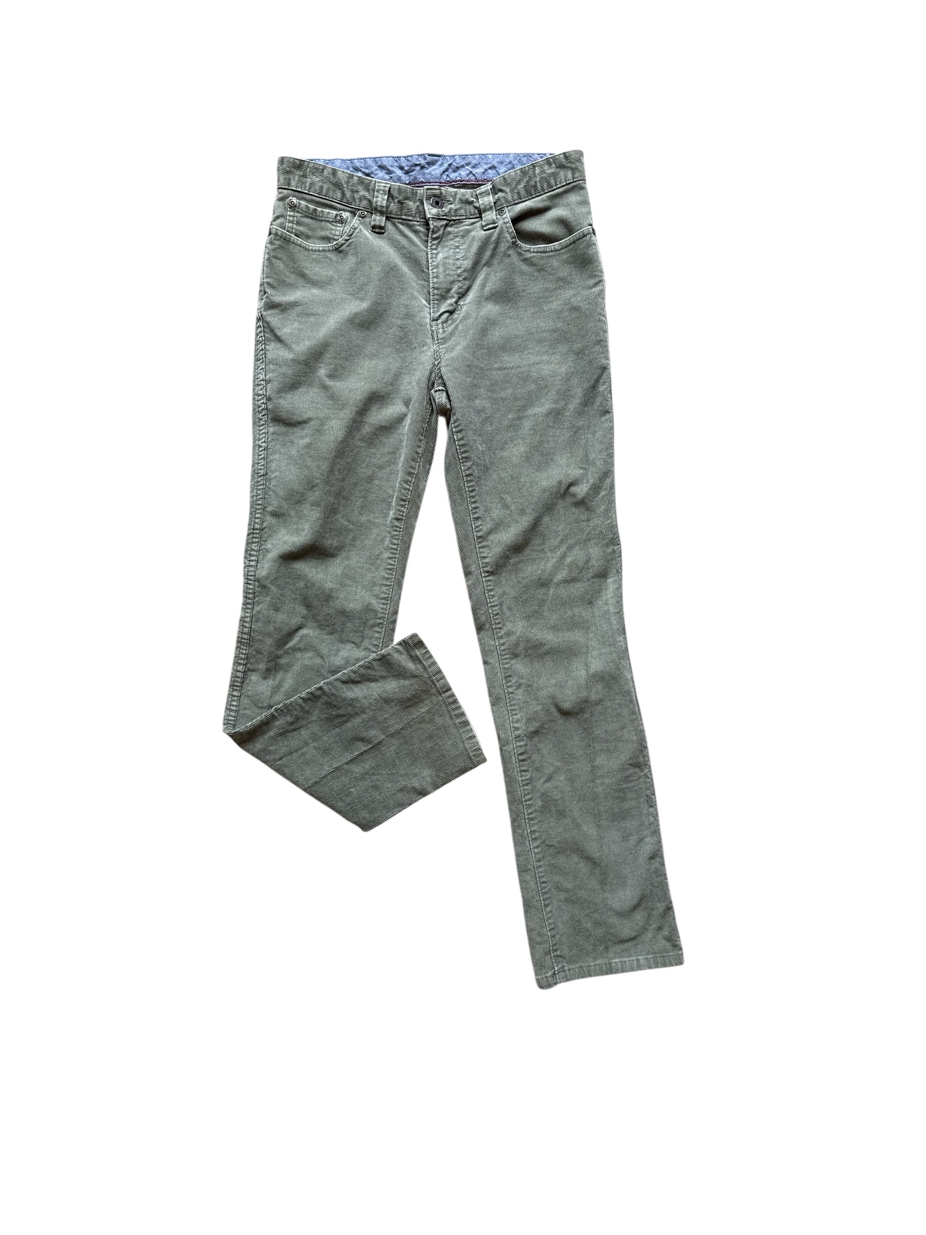 green ll bean cord pants, 30