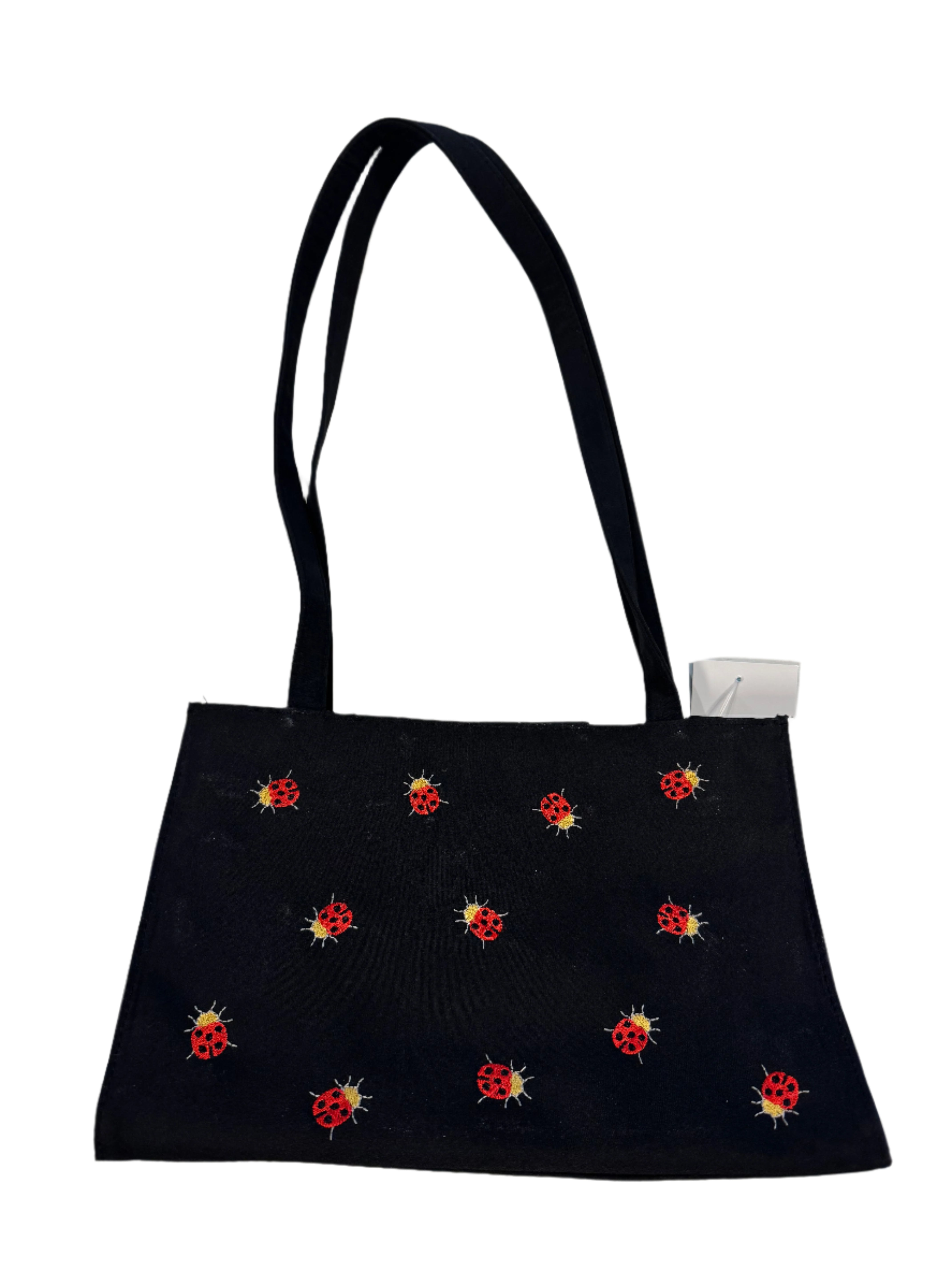 Black red Ladybug purse