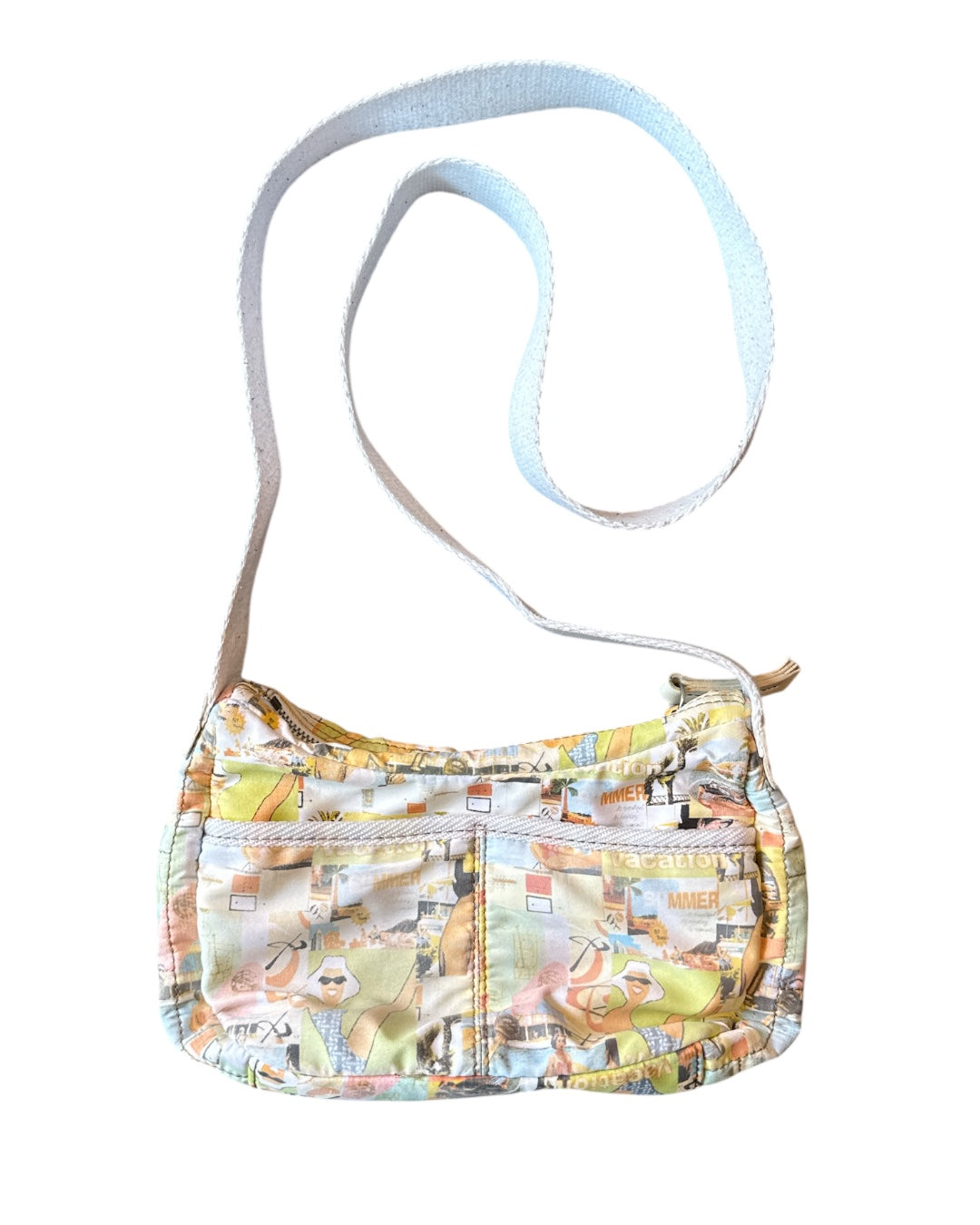 multi fossil vintage picture handbag