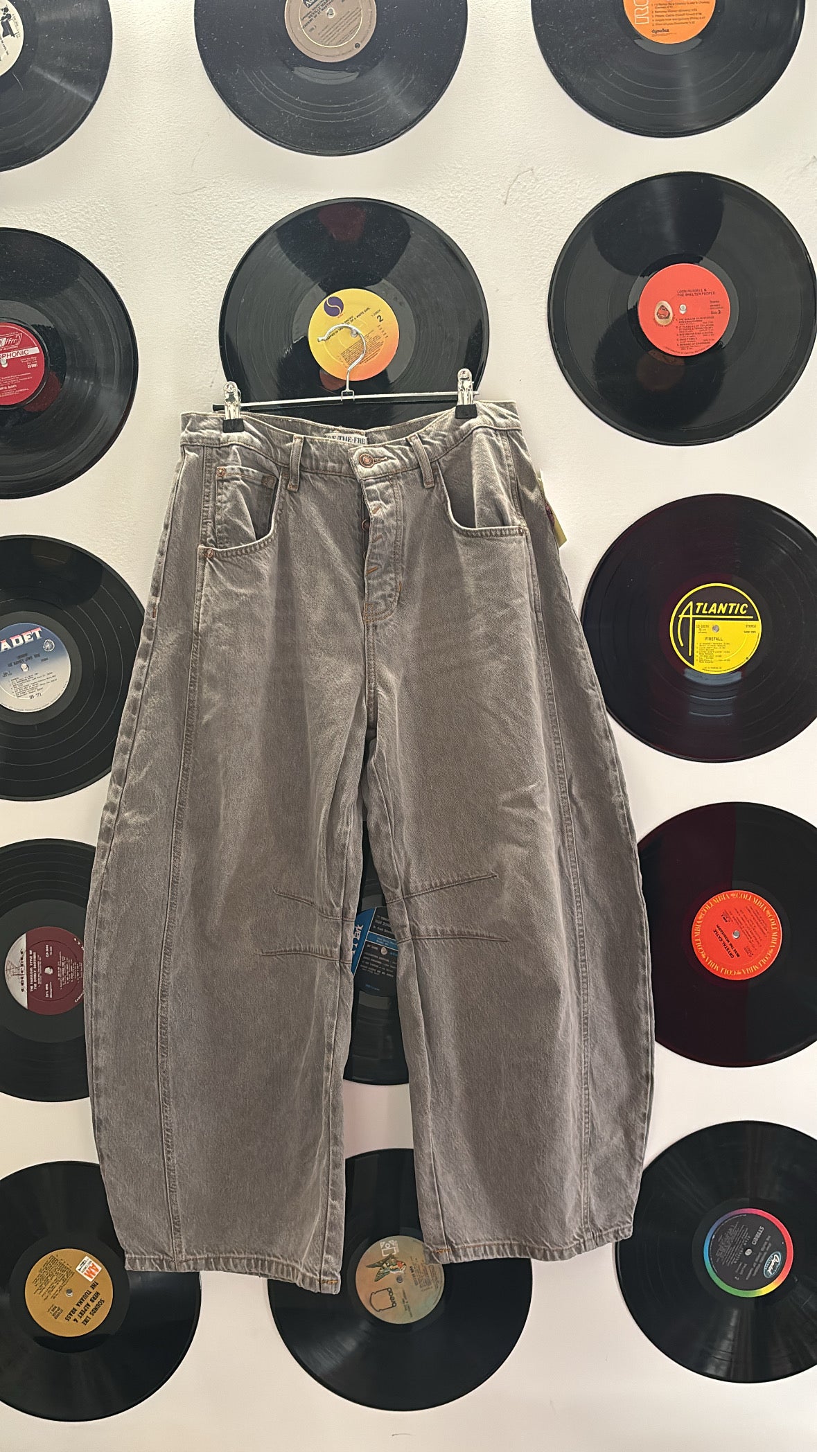 Gray we the free Barrel Jeans, 29