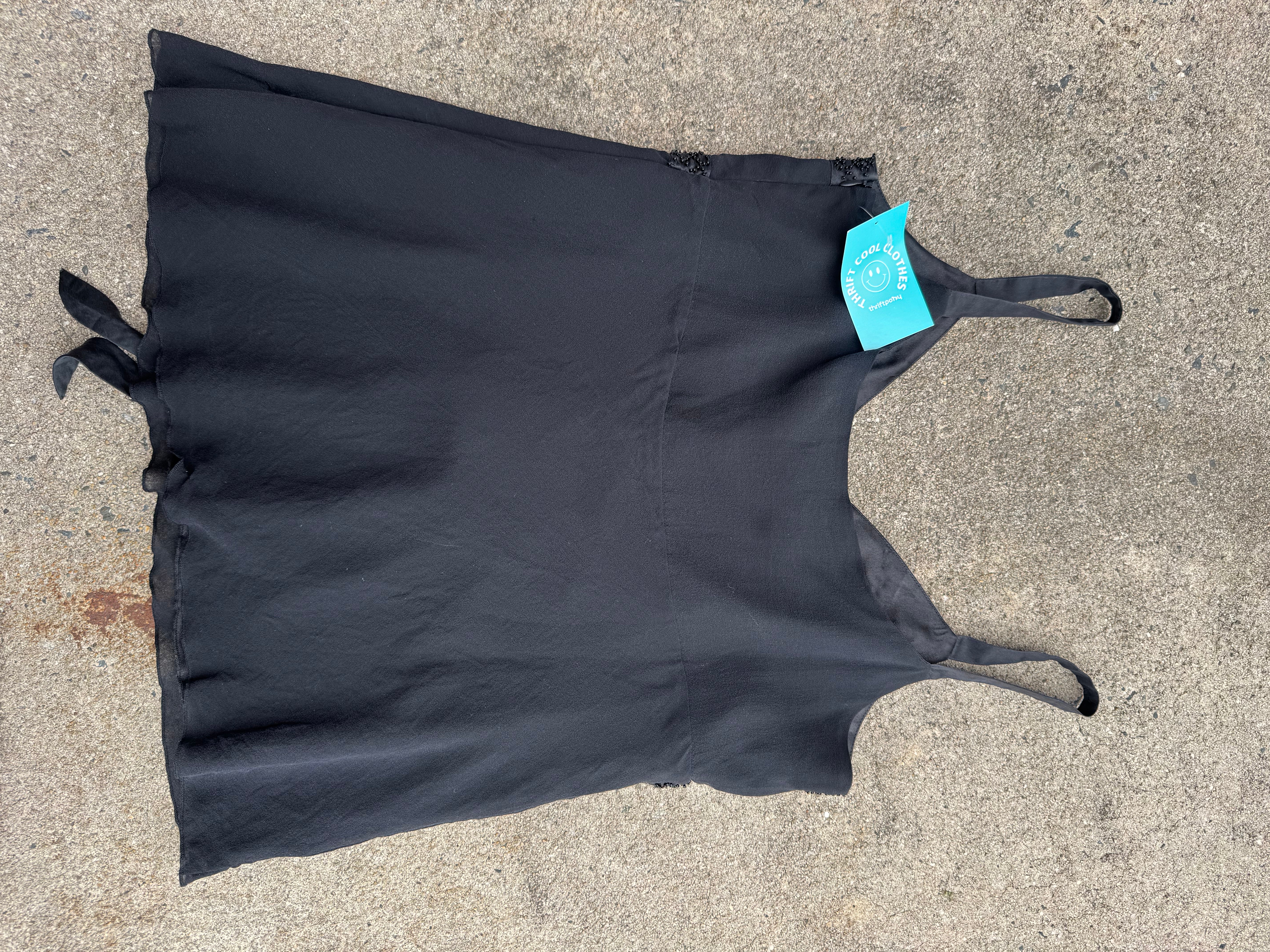 black Cache Beaded top, L