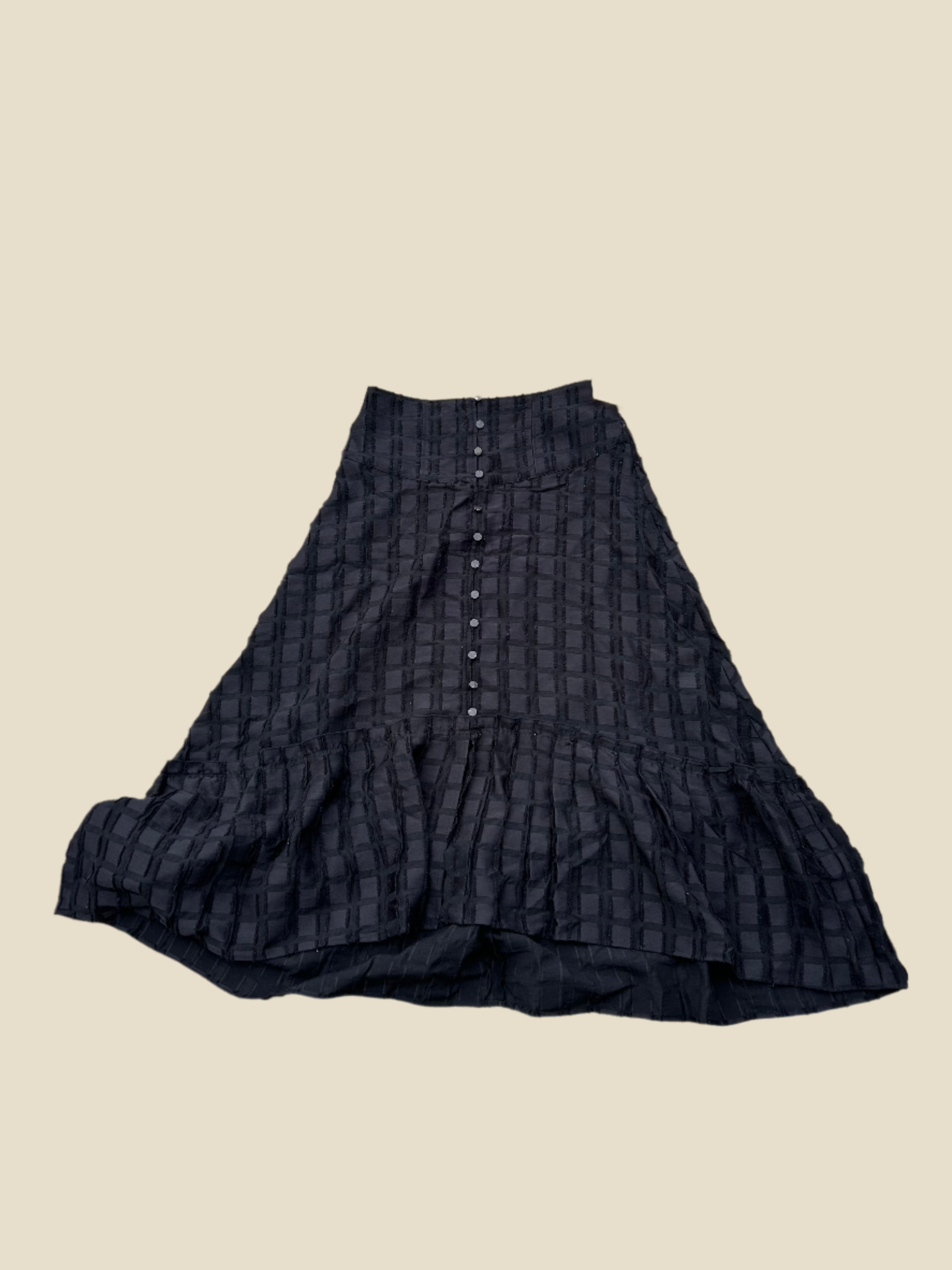 Black Maeve by Anthropologie Plaid midi skirt, 6