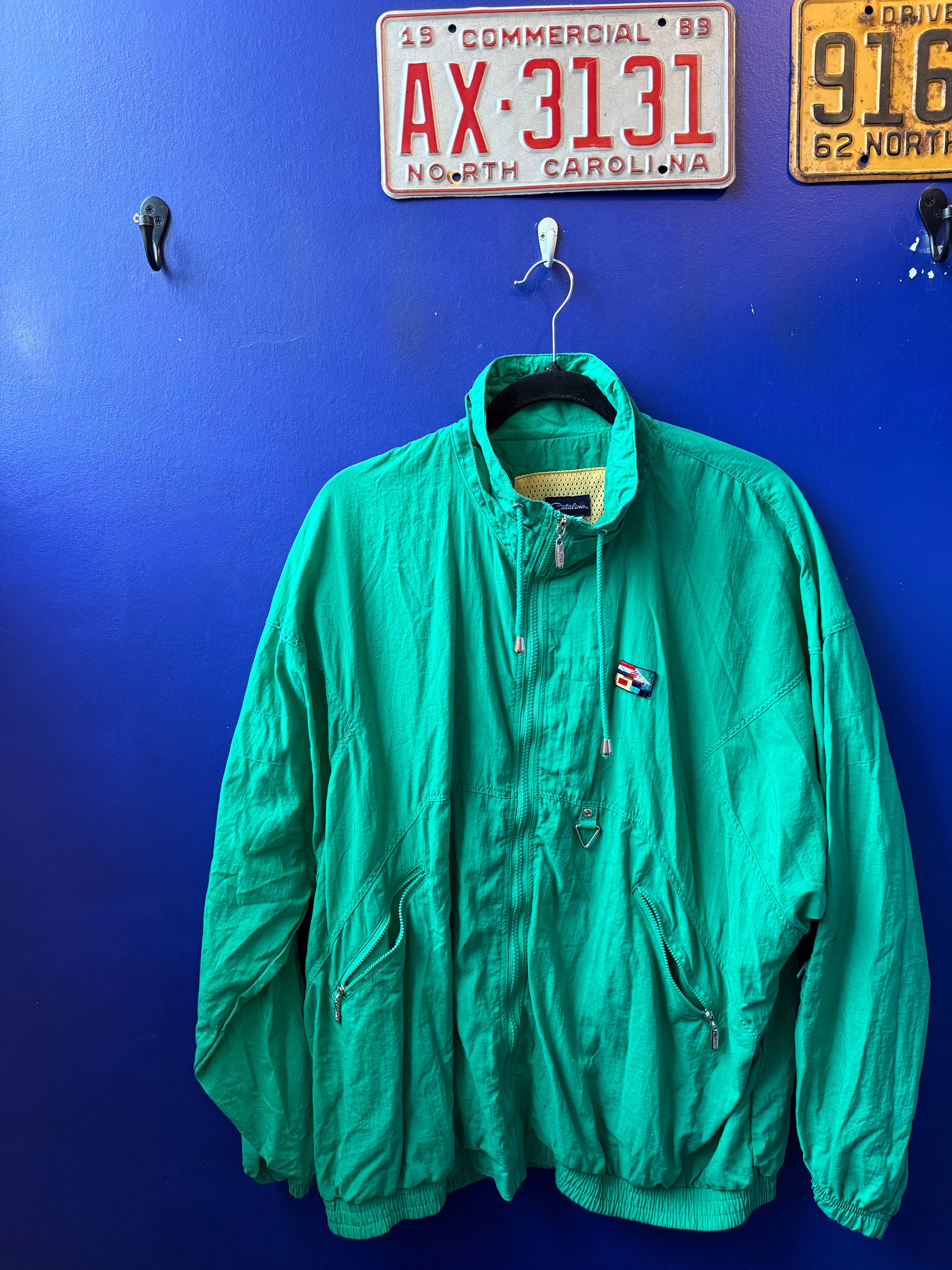 green catalina windbreaker