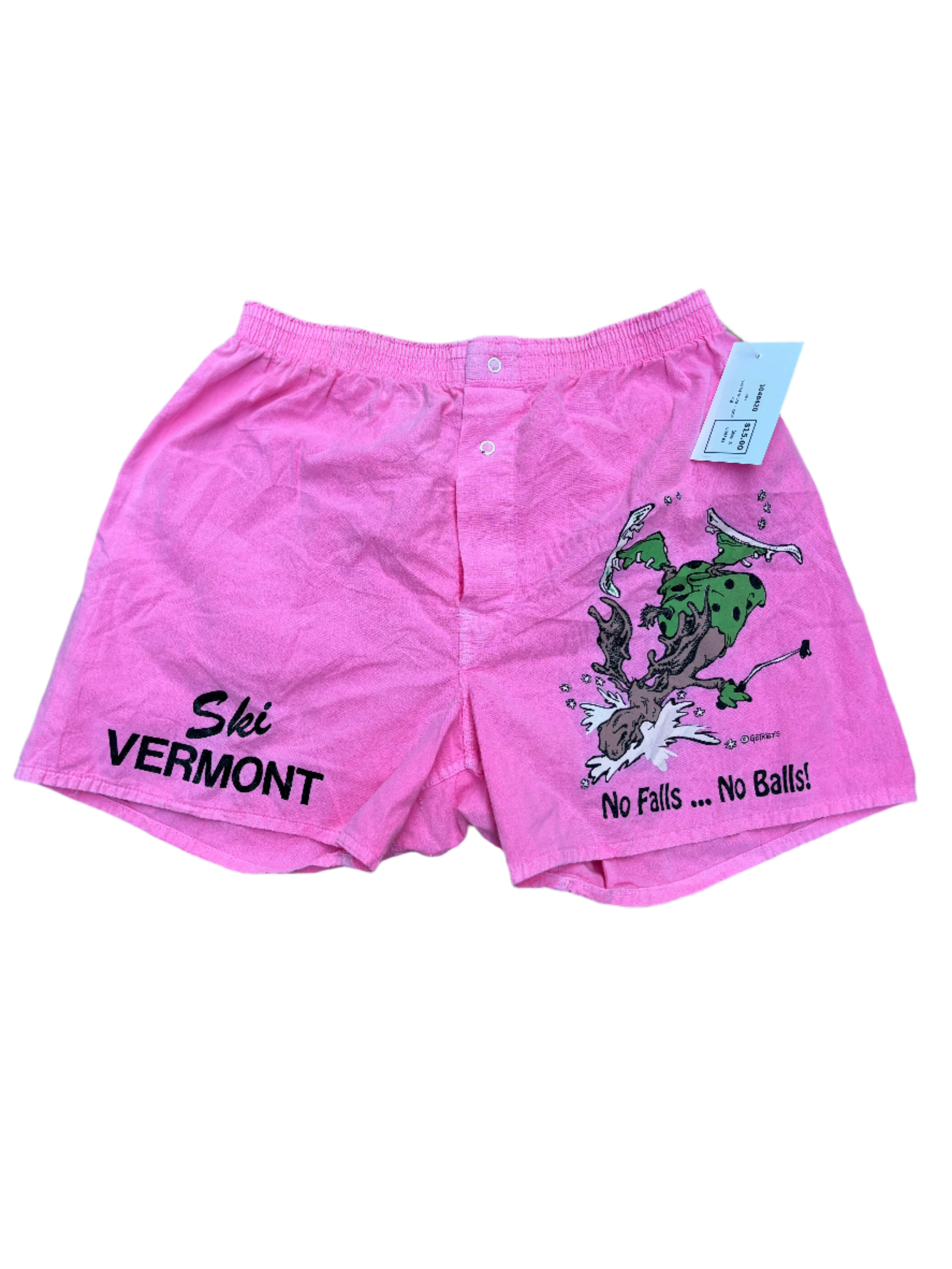 Pink Ski Vermont shorts vtg, S