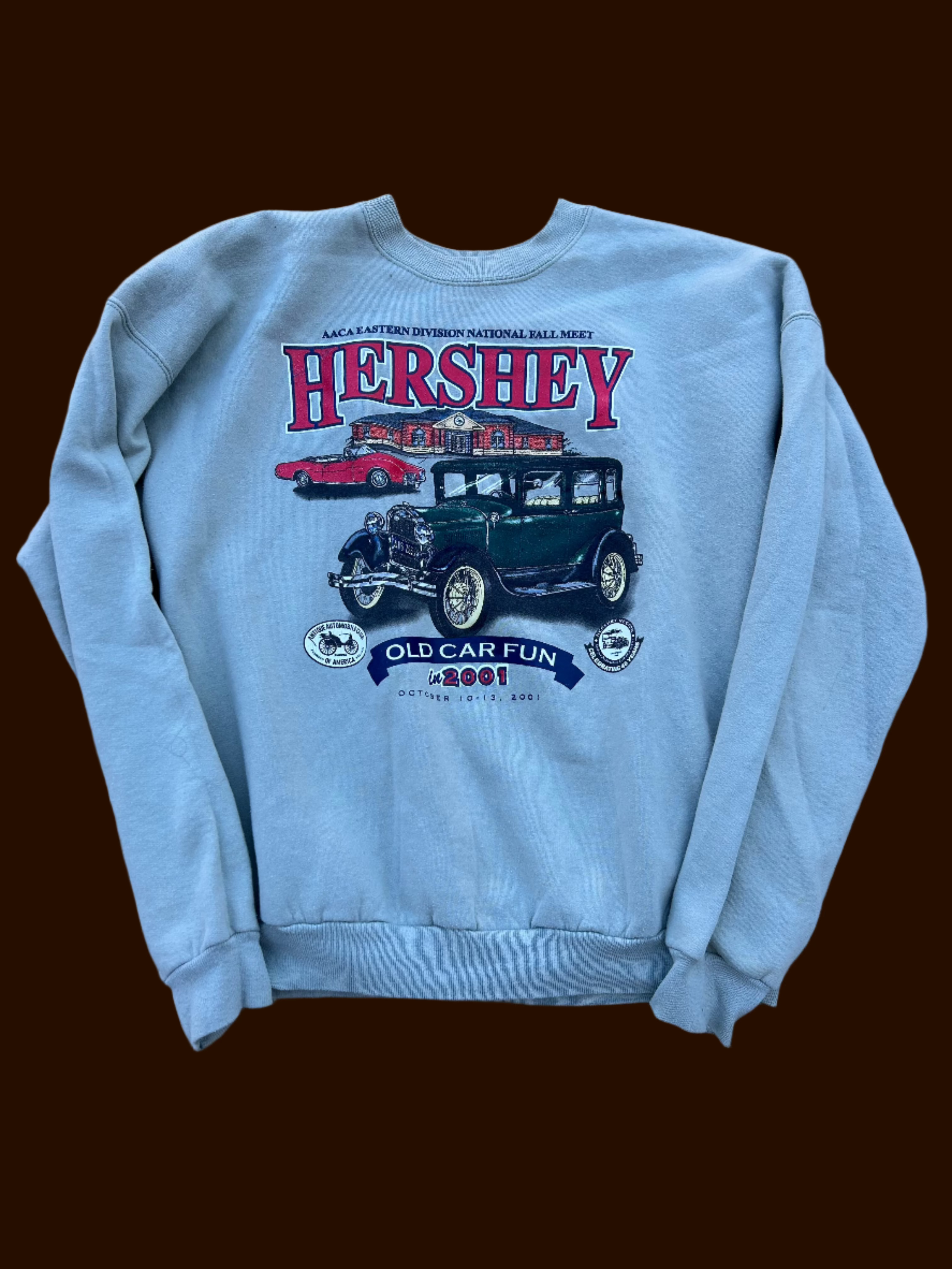Beige Hanes 2001 hershey crew, L