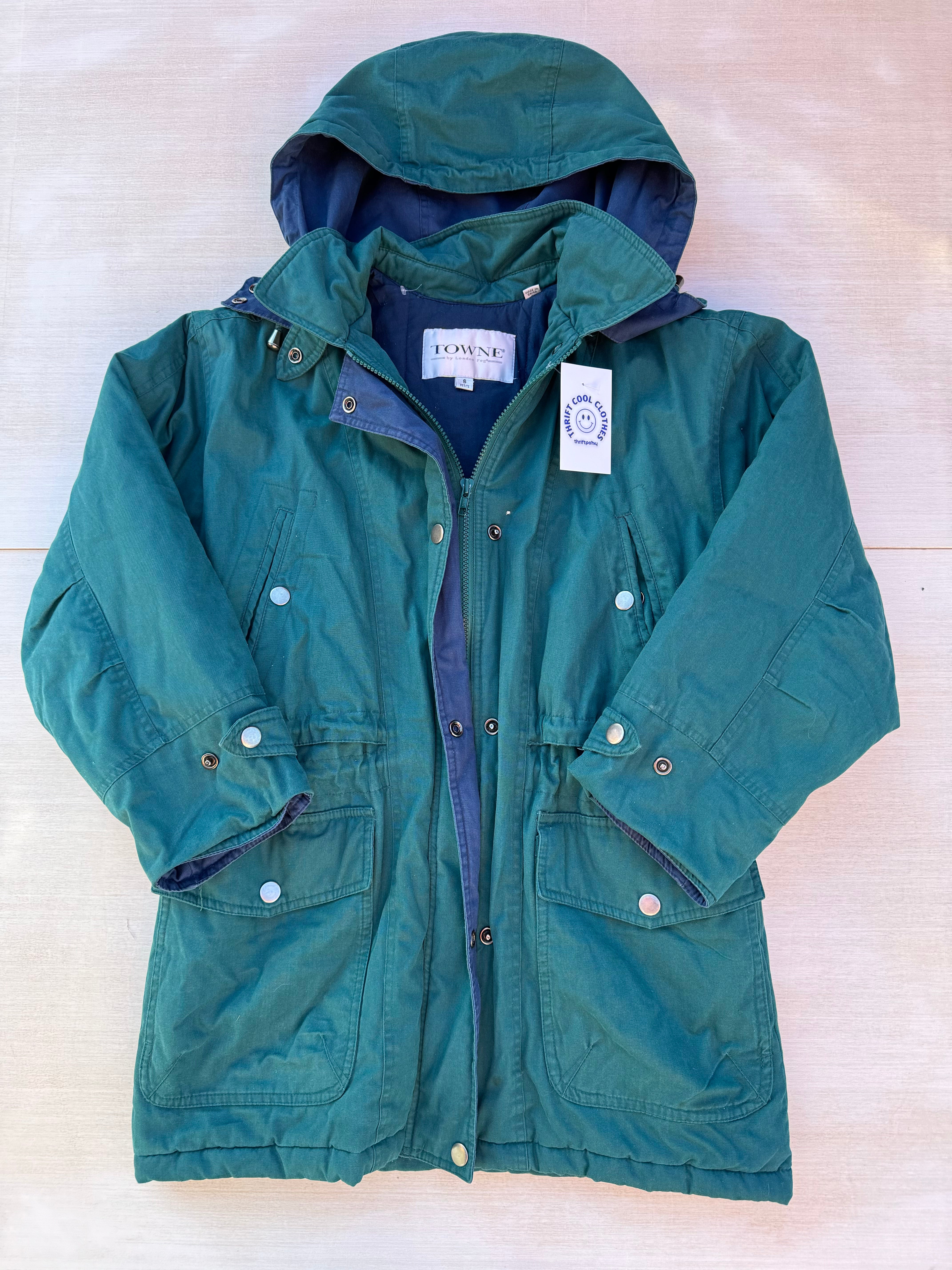 green towne thick jacket, s