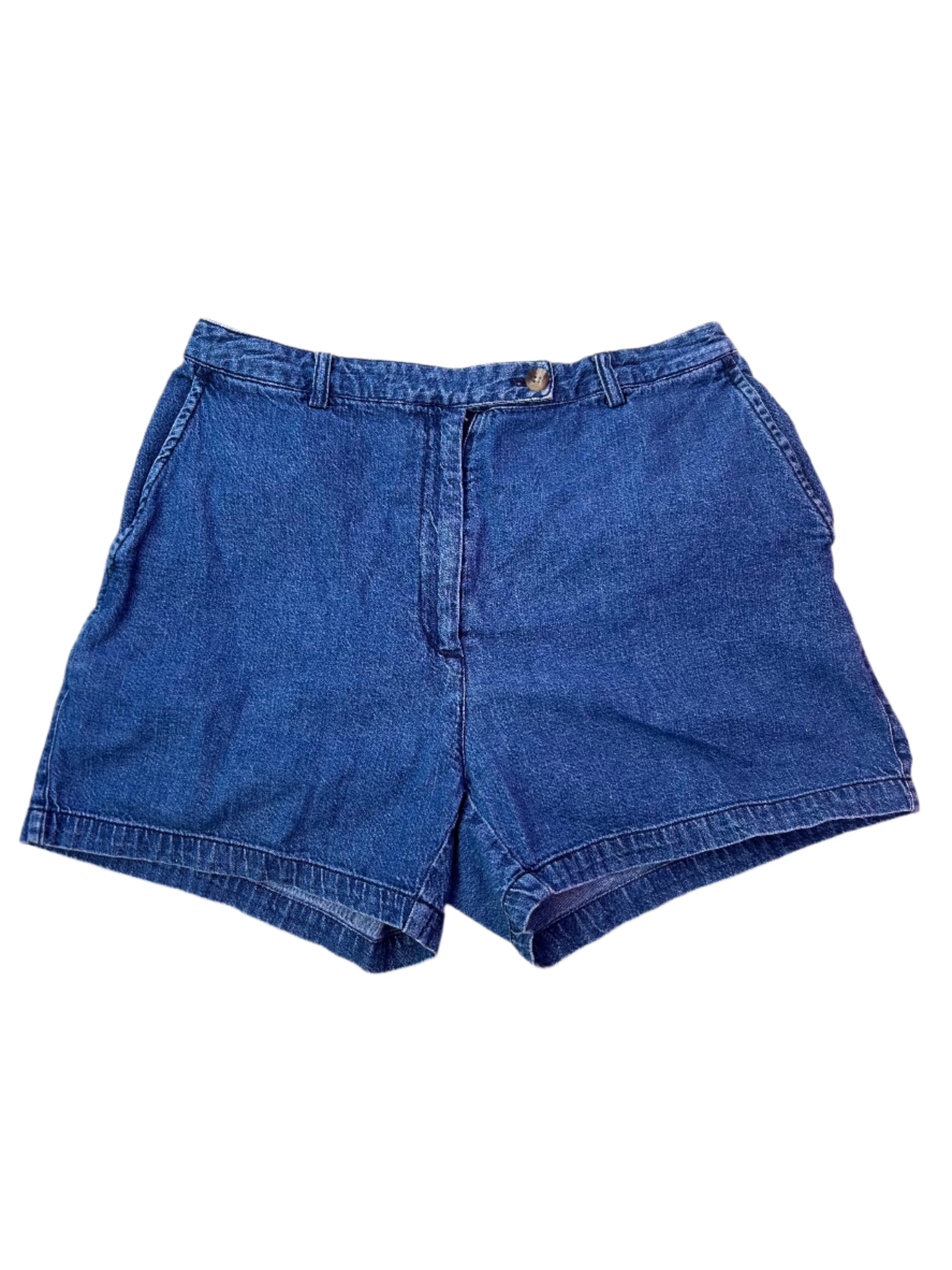 blue denim old school jorts, 6