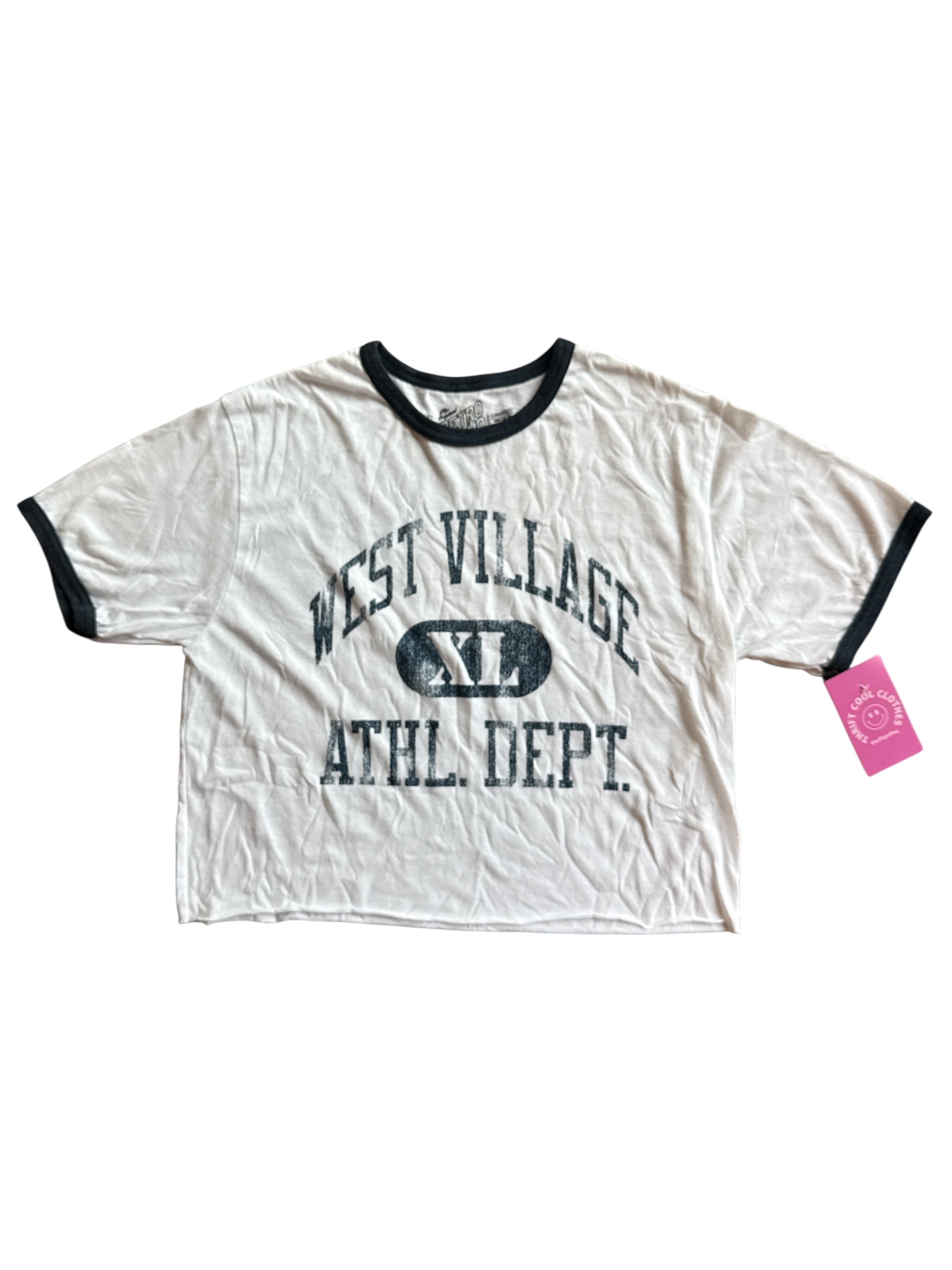 white black retro brand west village raglan, s