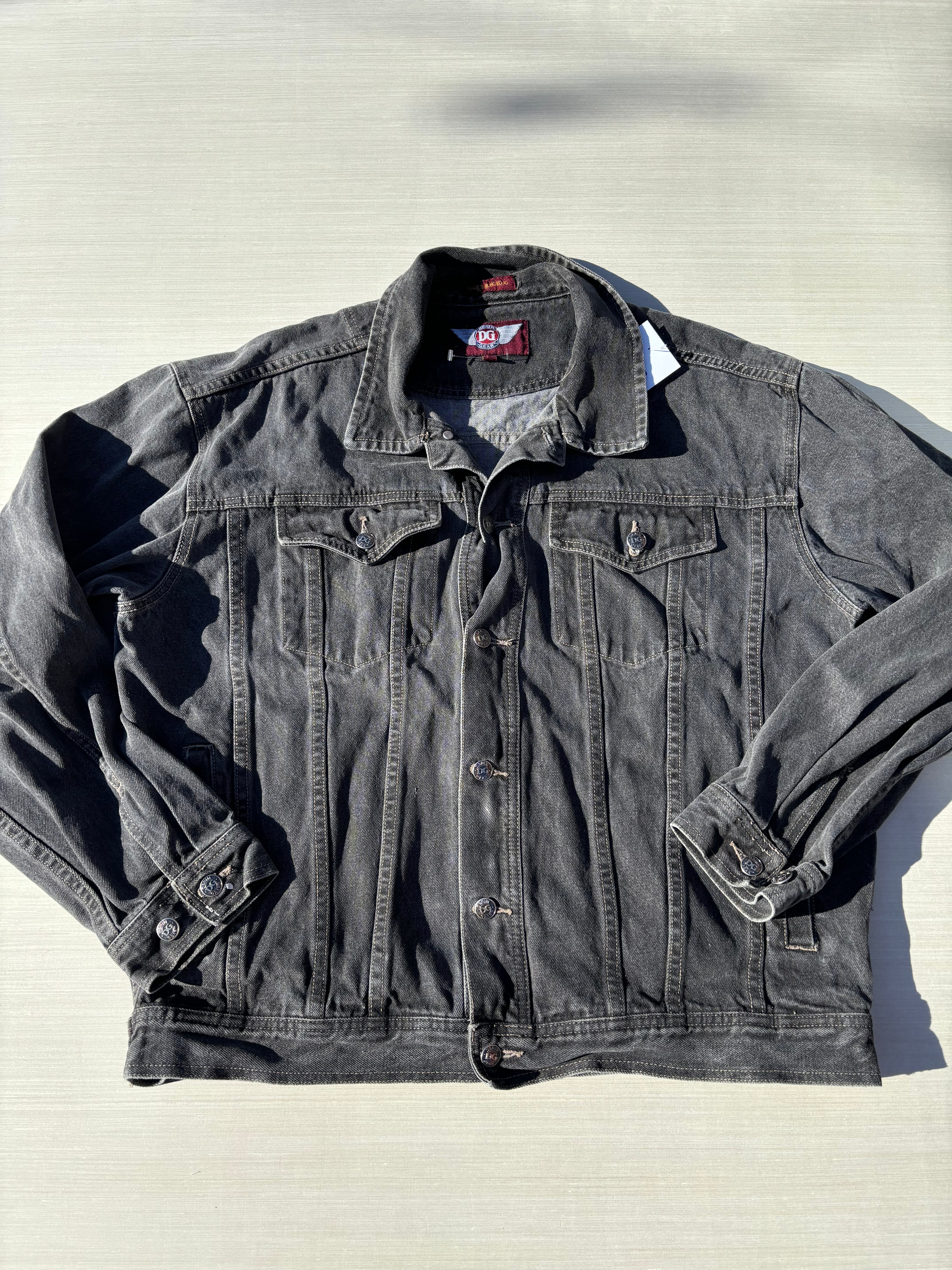 black denim gear denim jacket, xl