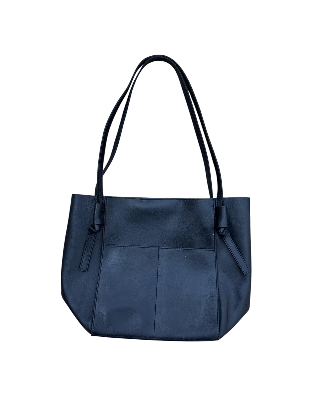 black madewell leather handbag