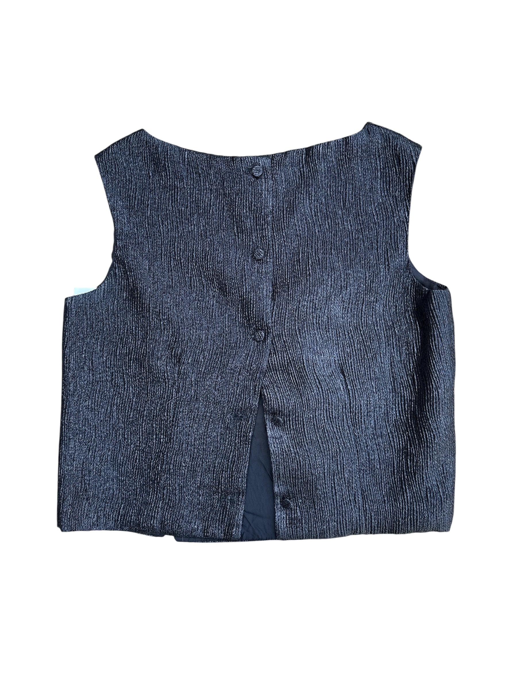 black specialty house shimmery top, m