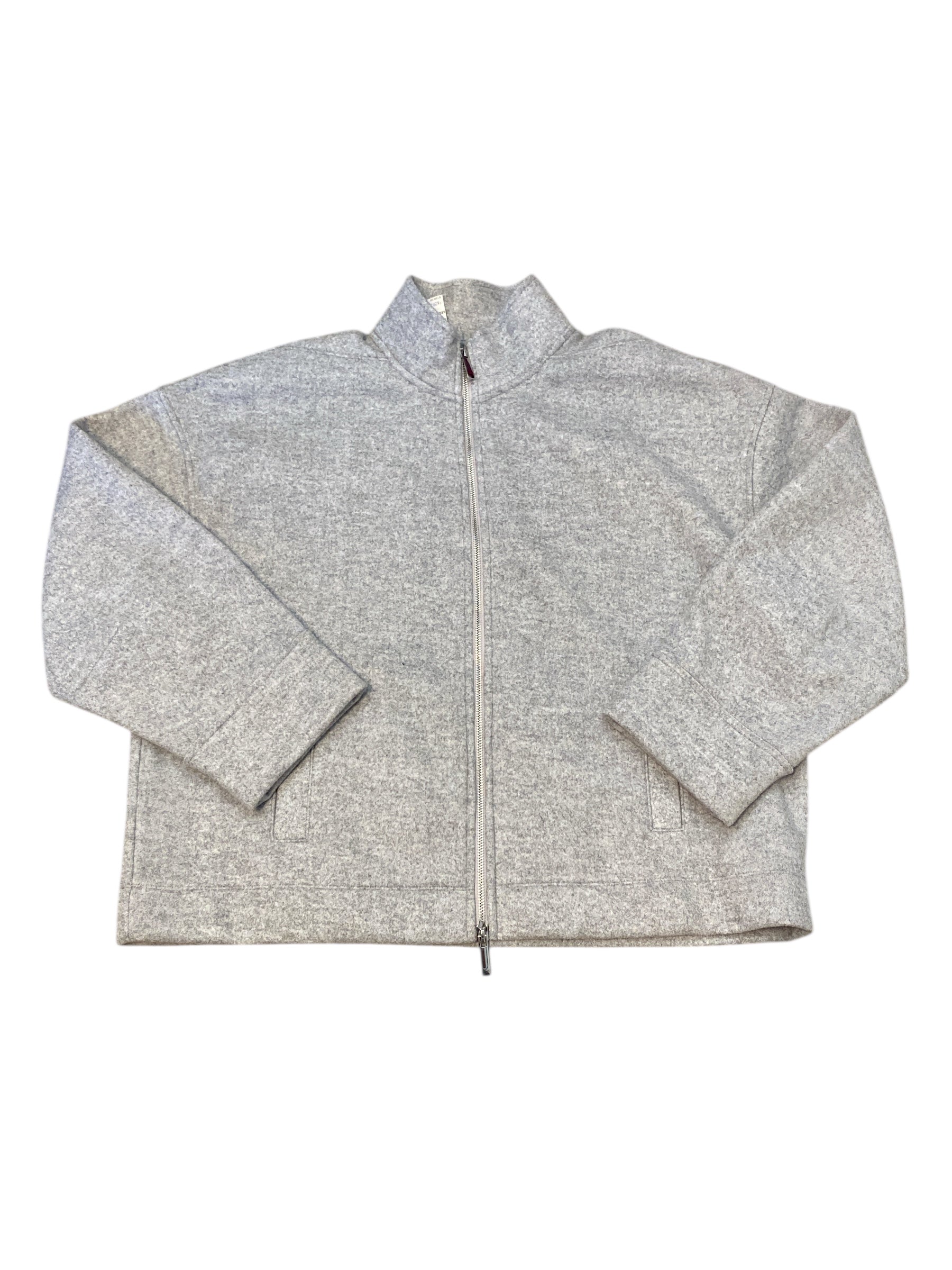 grey madewell zip up nwt, XL