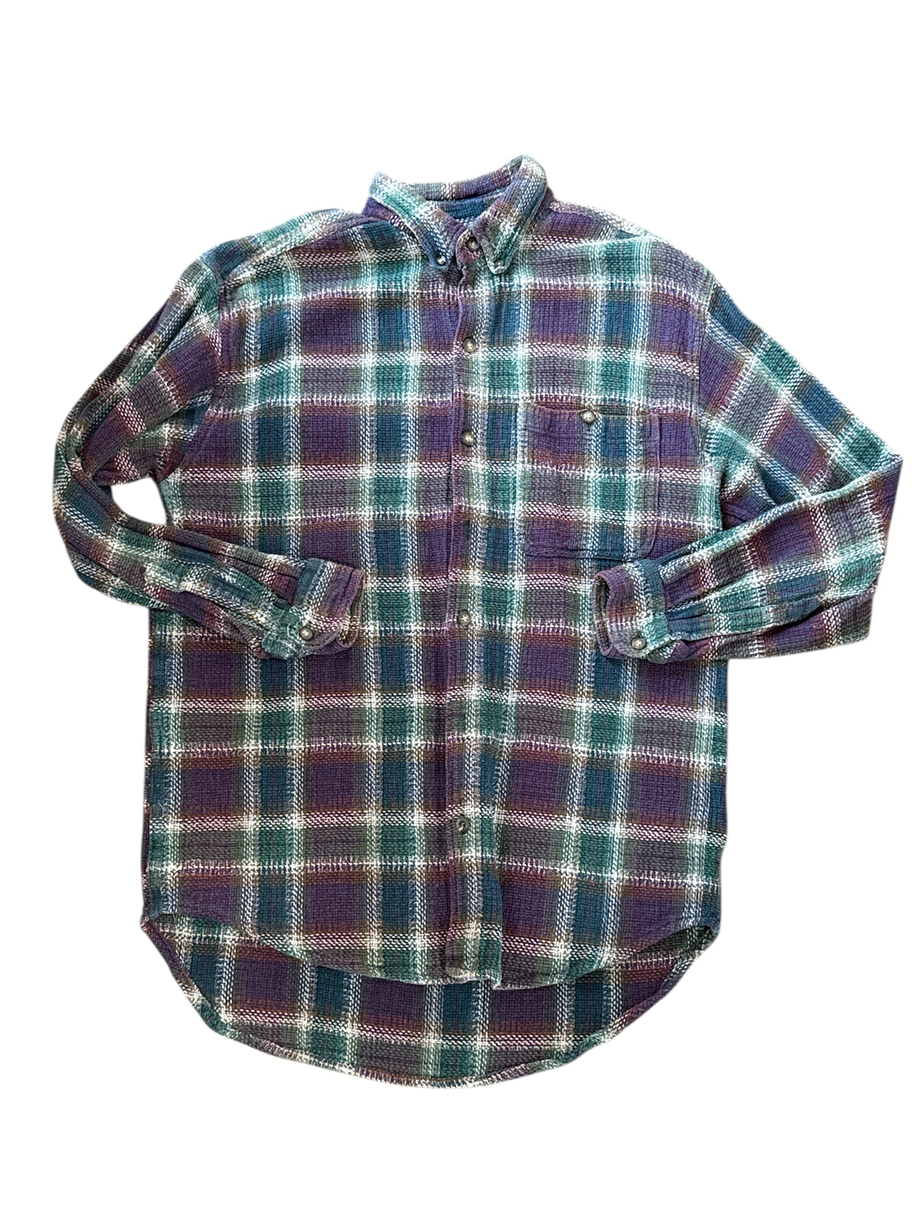 green blue red eddie bauer plaid flannel