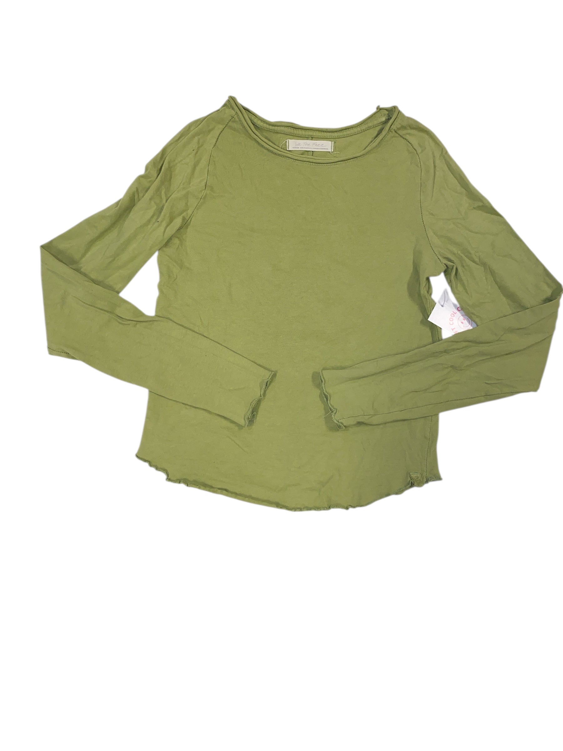 Green We the free Basic ls tee, Medium