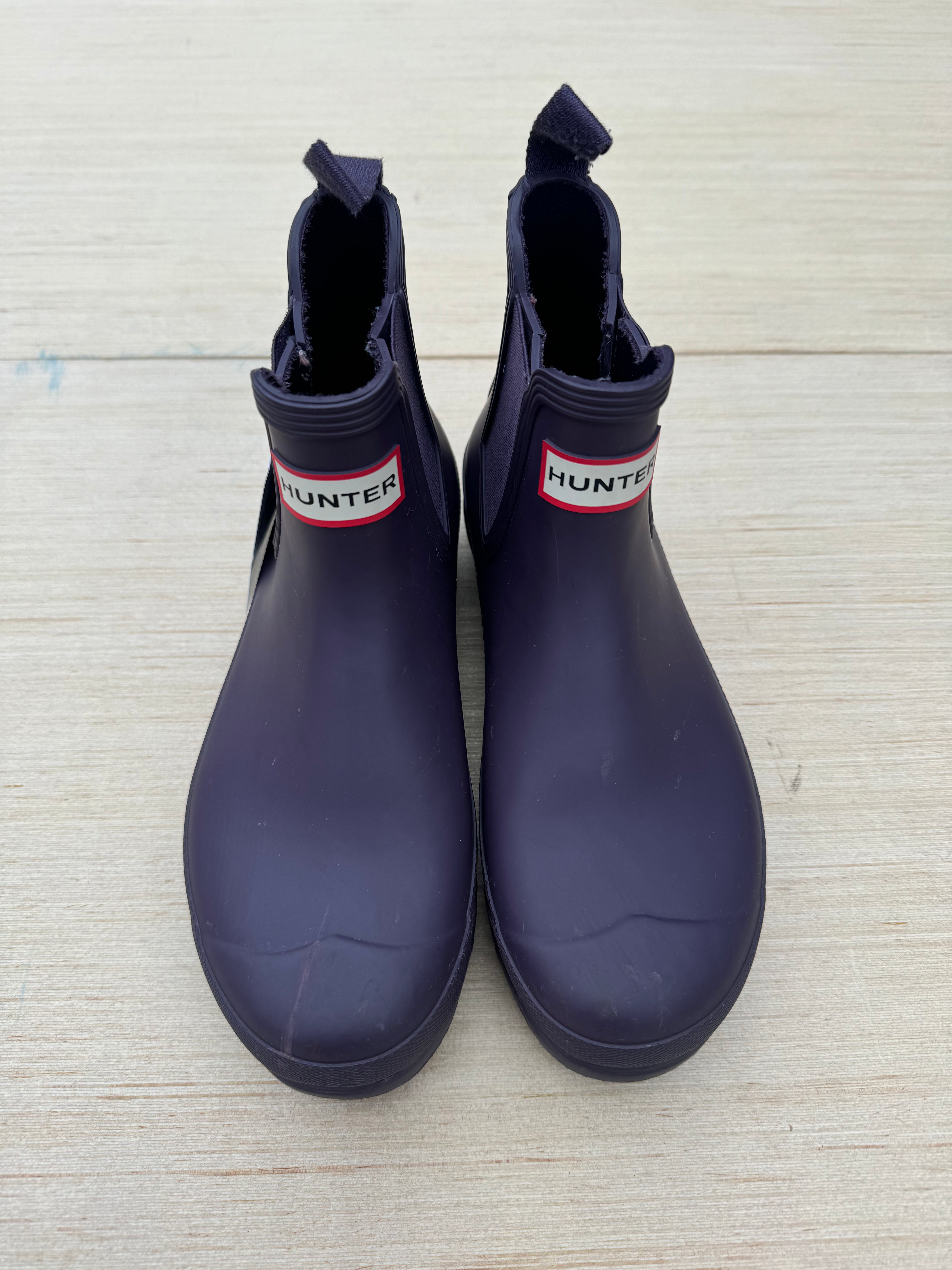 Purple hunter mini rainboots, 7